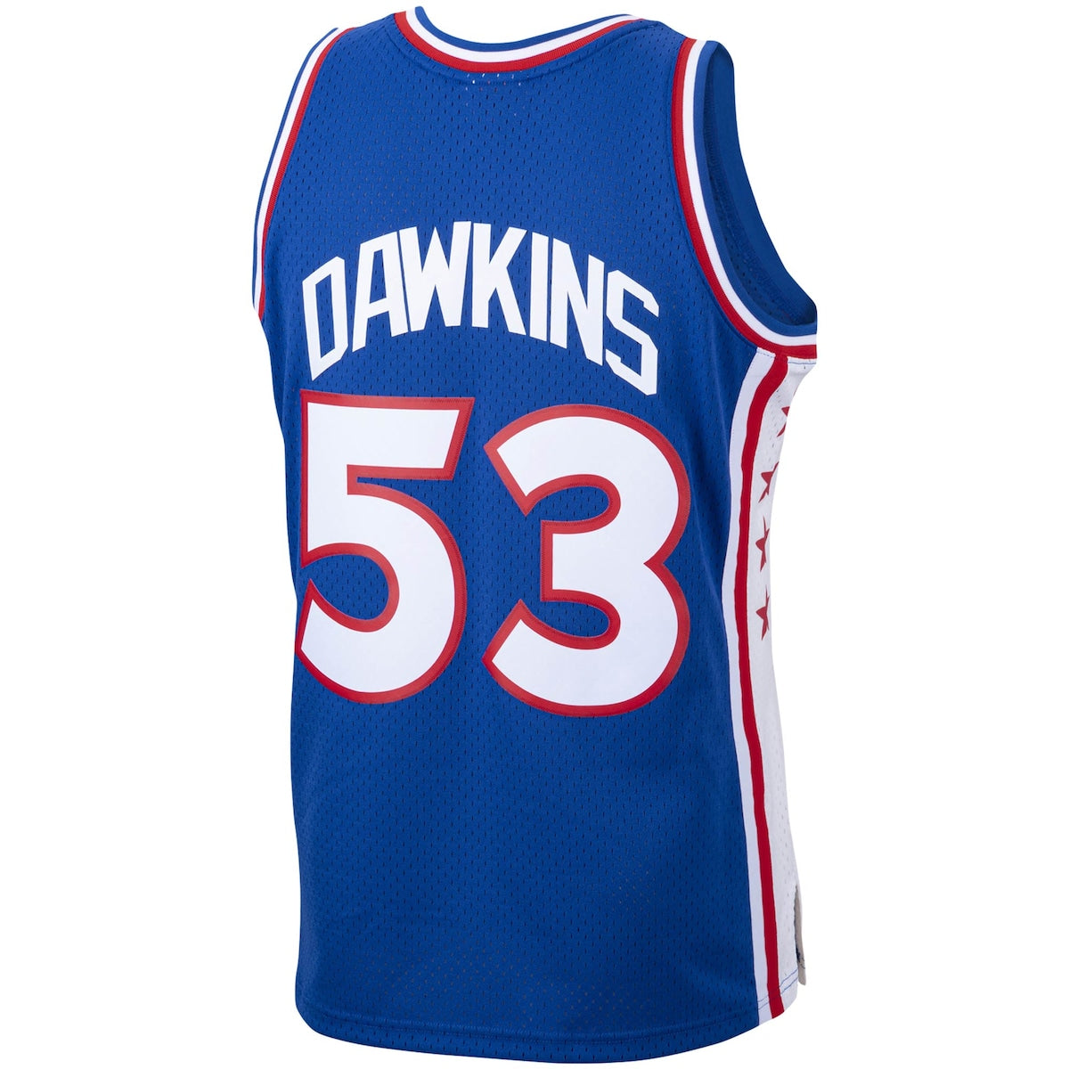 Men's Darryl Dawkins Mitchell & Ness 76ers Swingman Jersey - Blue