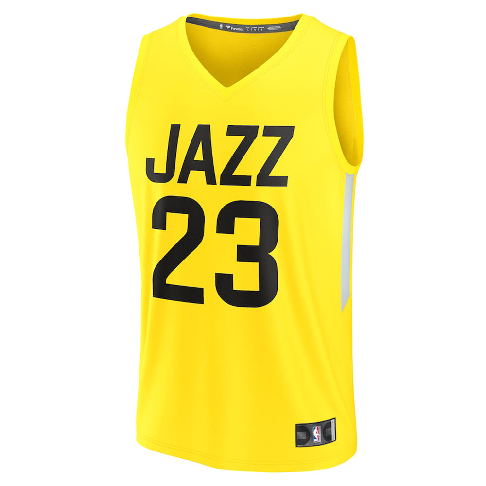 Youth Utah Jazz Lauri Markannen Icon Edition Jersey - Yellow