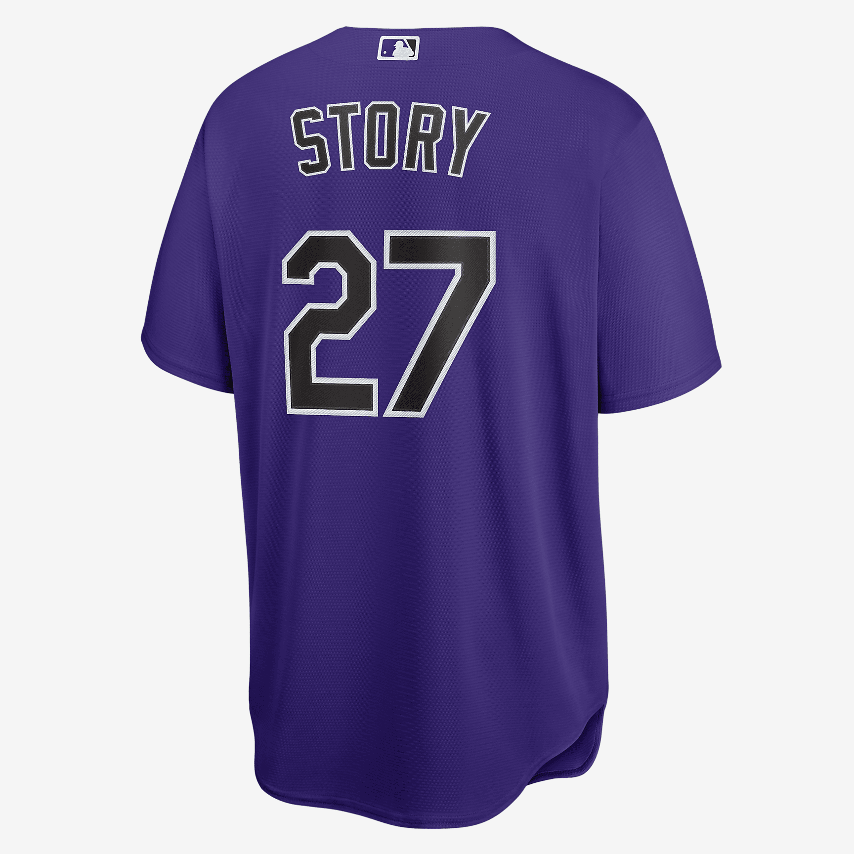 MLB Colorado Rockies (Trevor Story) Men's Replica Baseball Jersey - Court Purple