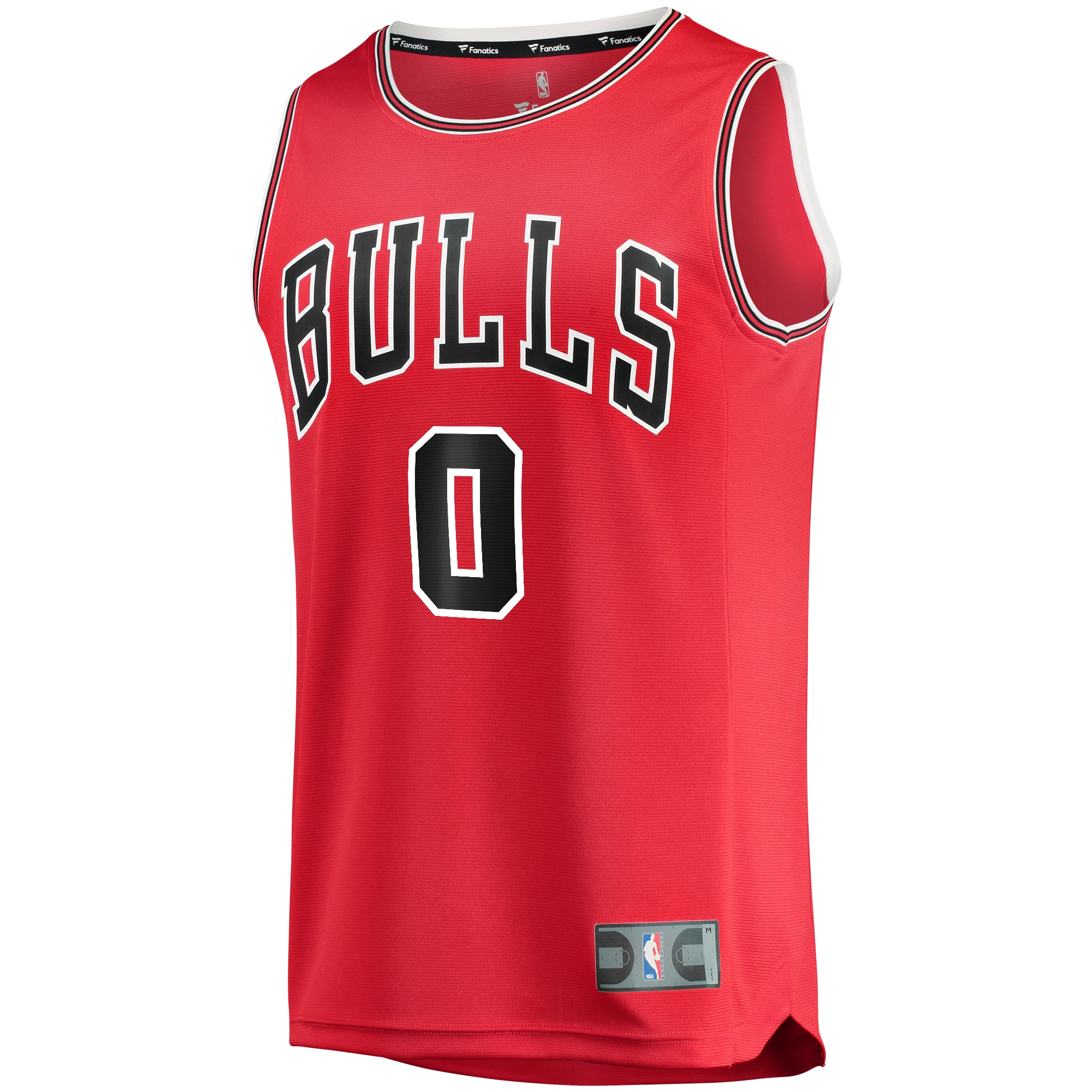 Coby White Chicago Bulls Fanatics Branded Replica Fast Break Jersey Red - Icon Edition