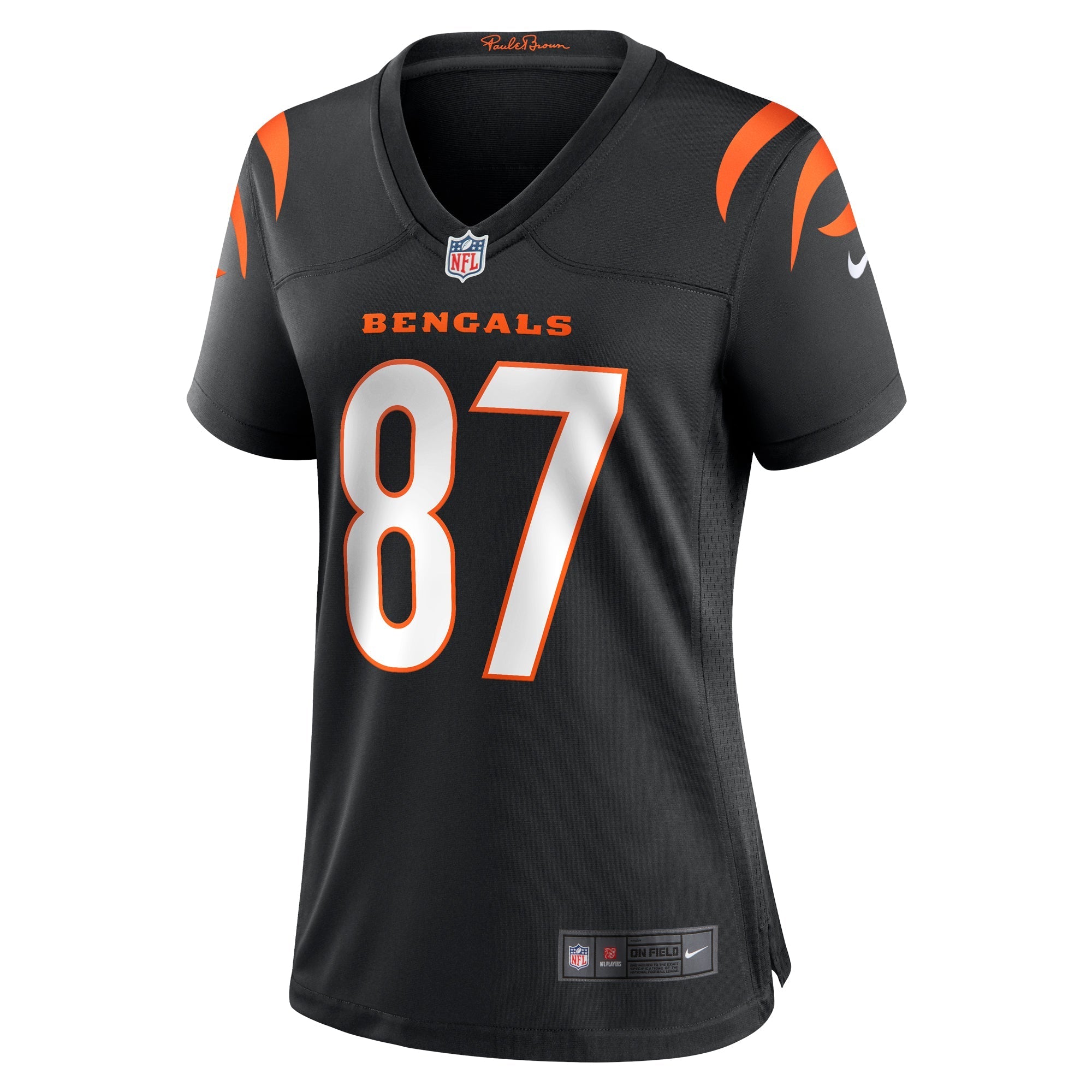Women's Nike Tanner Hudson Black Cincinnati Bengals Home Game Player Jersey