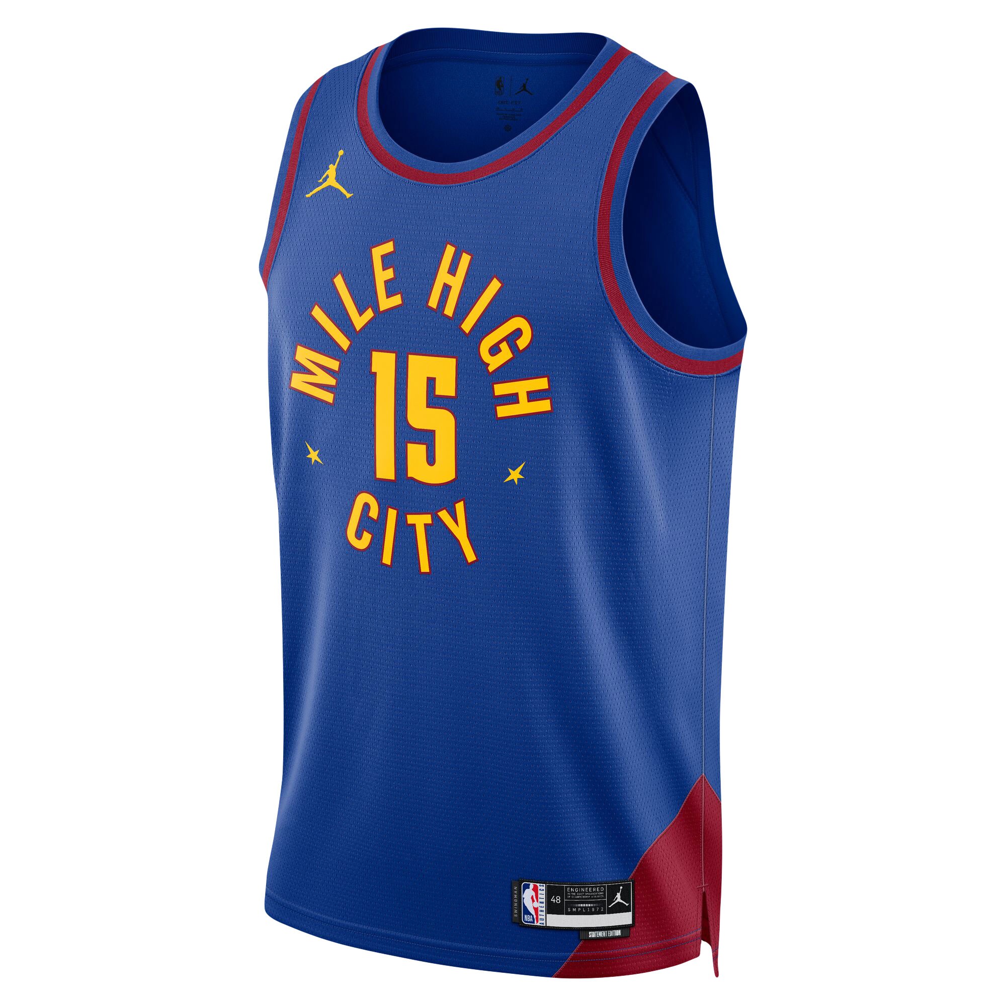 Nikola Jokic Denver Nuggets Jordans Brand Unisex Swingman Jersey - Statement Edition - Blue