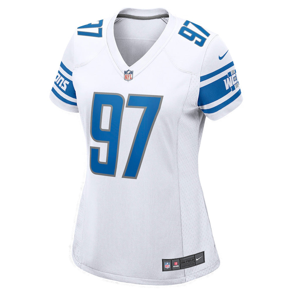 Women's Detroit Lions Aidan Hutchison Game Jersey - White