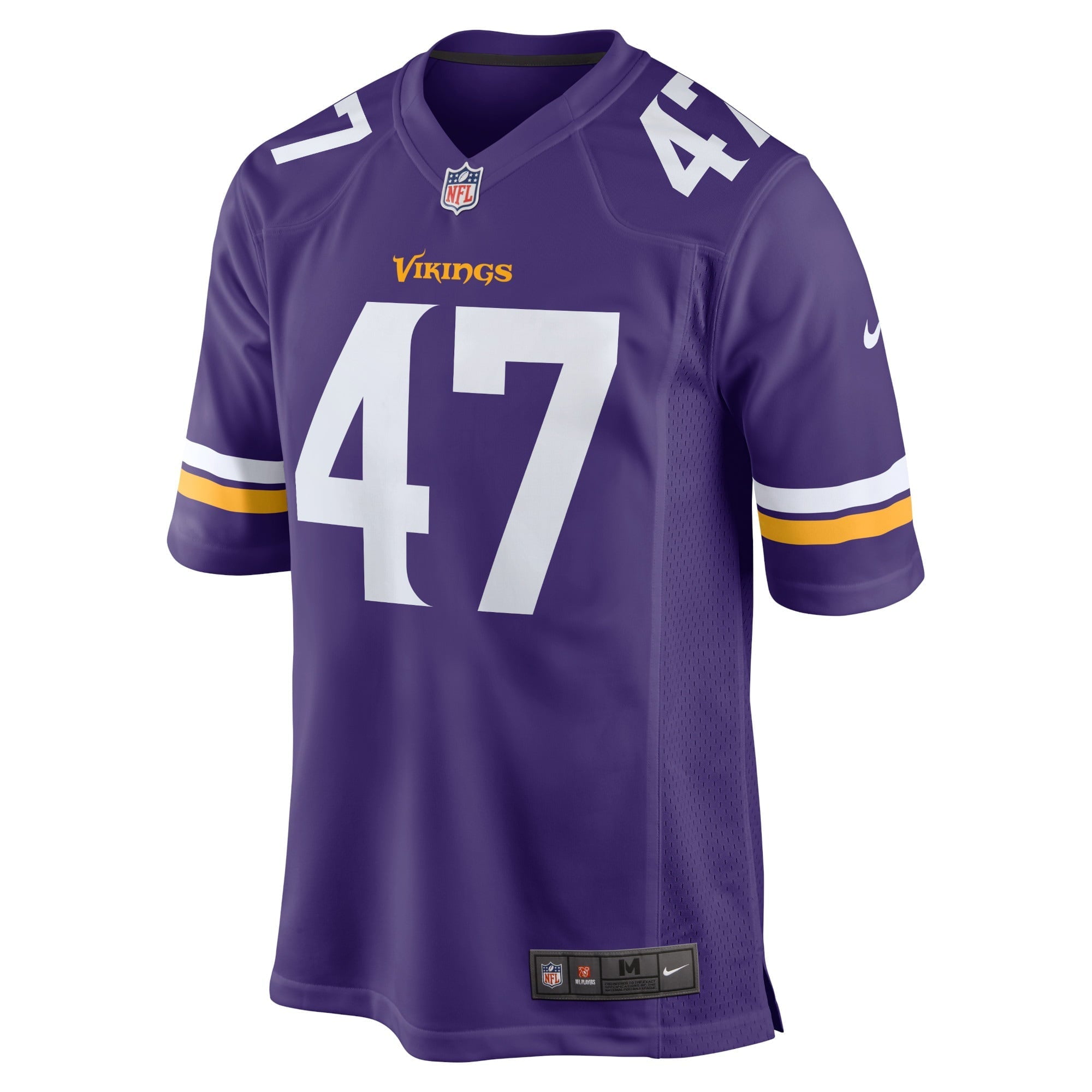 Men's Nike William Kwenkeu Purple Minnesota Vikings Home Game Player Jersey