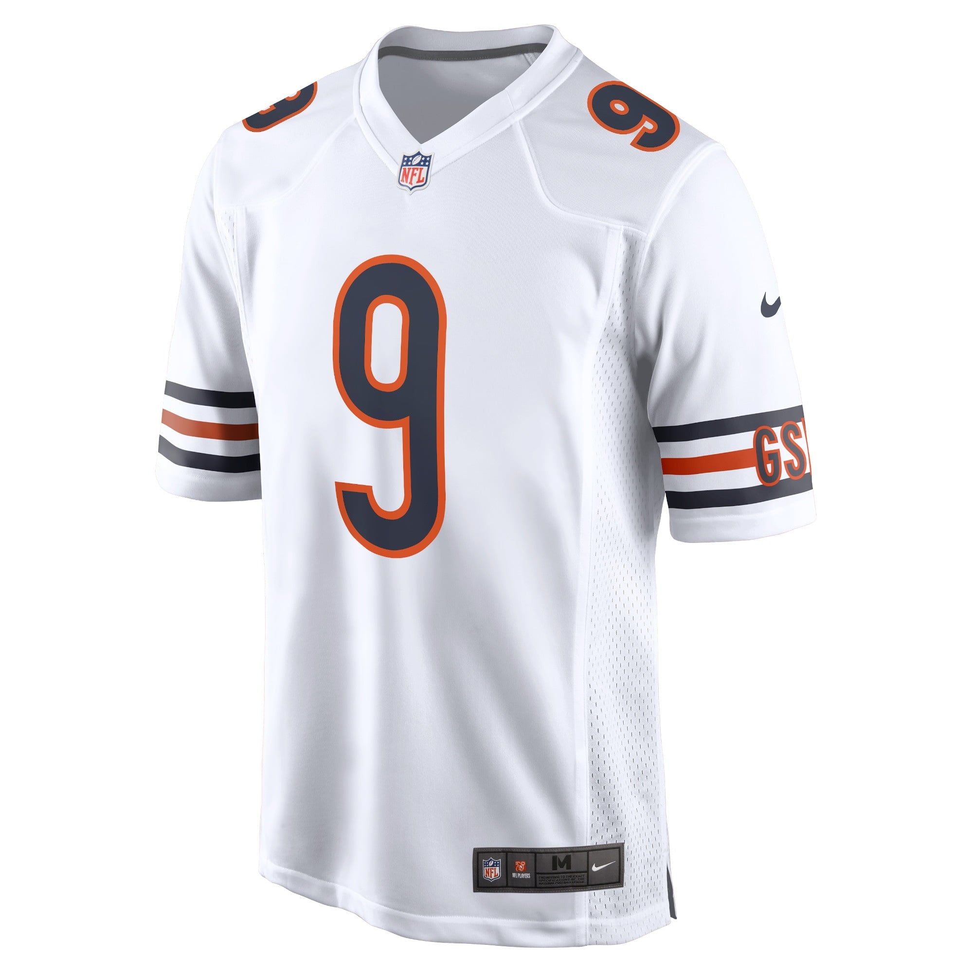 Men's Nike Nick Foles White Chicago Bears Game Jersey