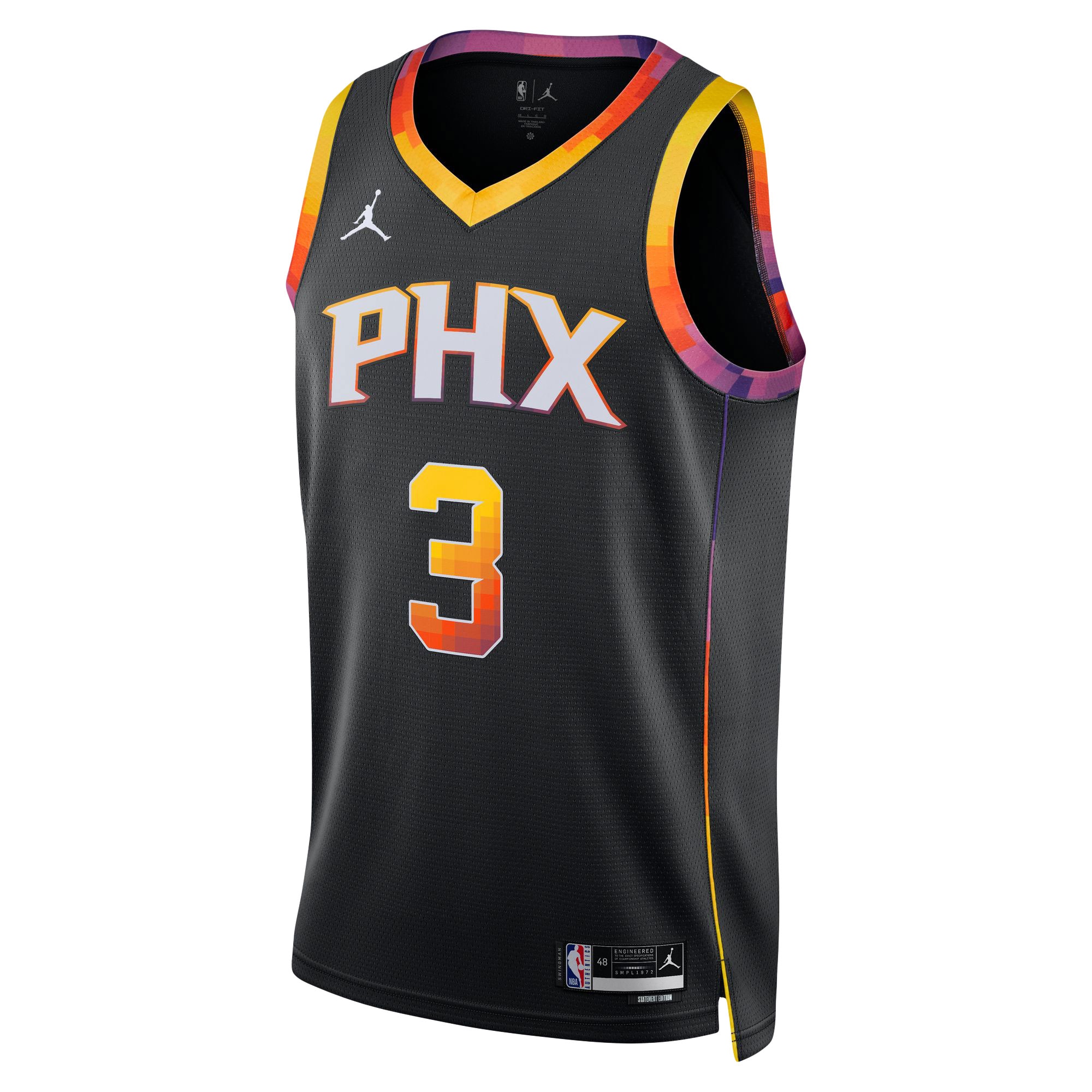 Chris Paul Phoenix Suns Jordans Brand Unisex Swingman Jersey - Statement Edition - Black