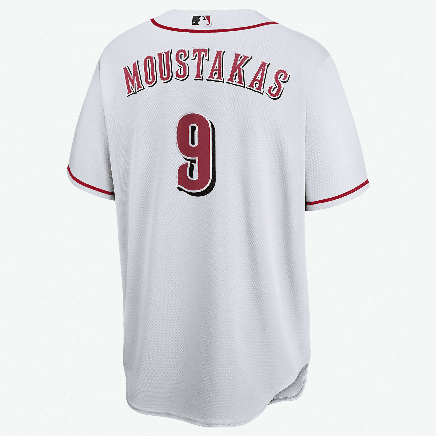 MLB Cincinnati Reds (Mike Moustakas) Men's Replica Baseball Jersey - White