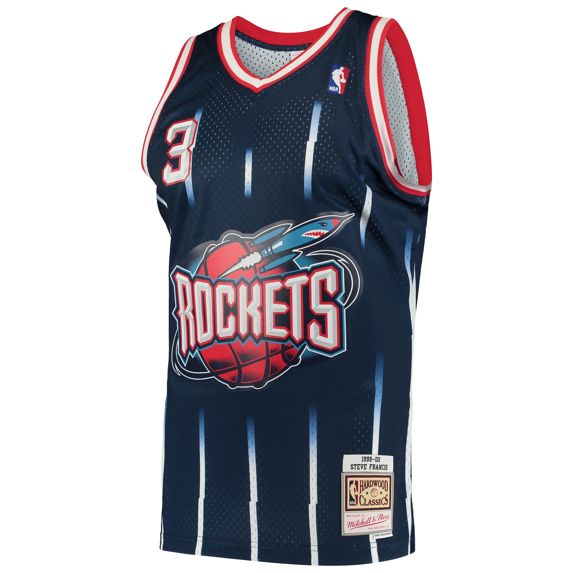 Steve Francis Houston Rockets Mitchell & Ness Hardwood Classics Swingman Jersey - Navy