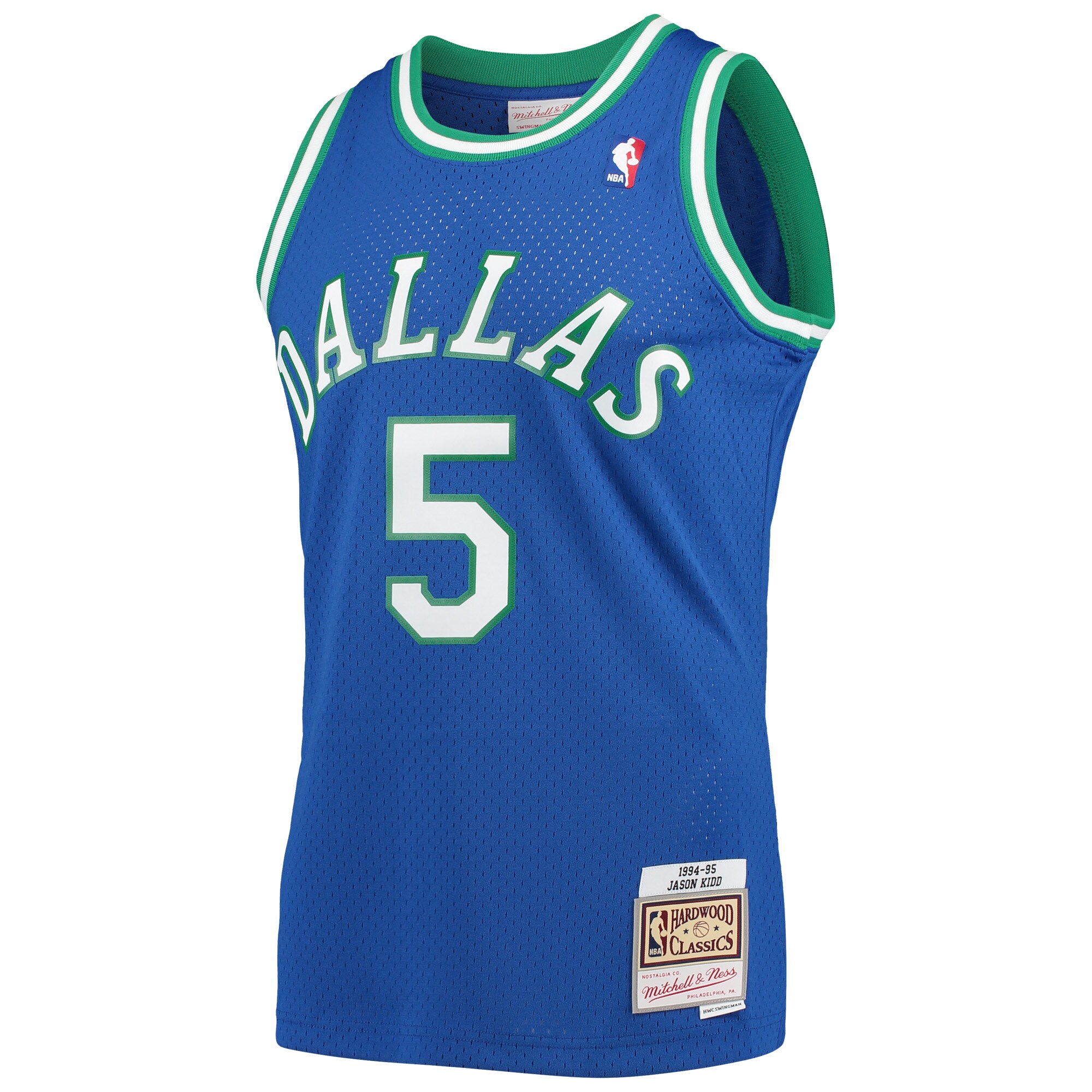 Jason Kidd Dallas Mavericks Mitchell & Ness Hardwood Classics Swingman Jersey - Blue