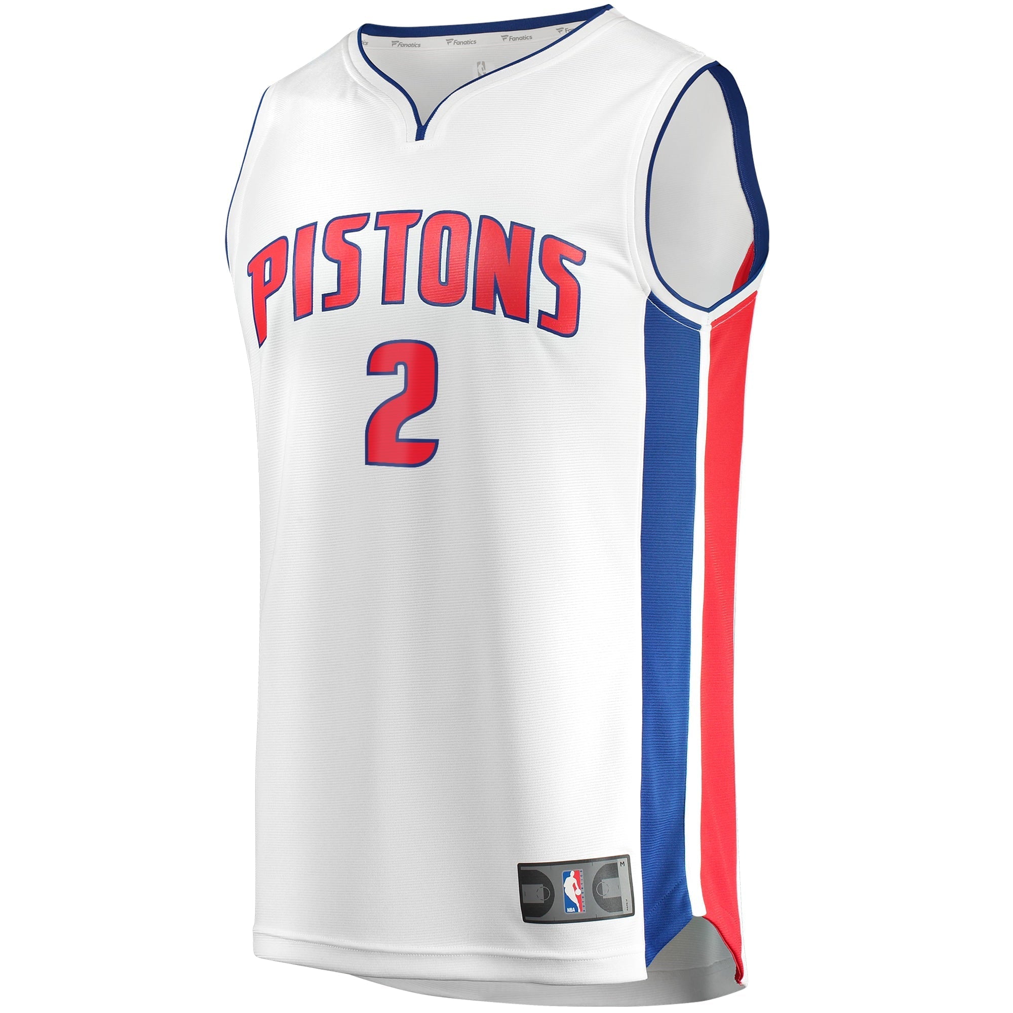 Men's Fanatics Branded Cade Cunningham White Detroit Pistons Fast Break Replica Jersey - Association Edition