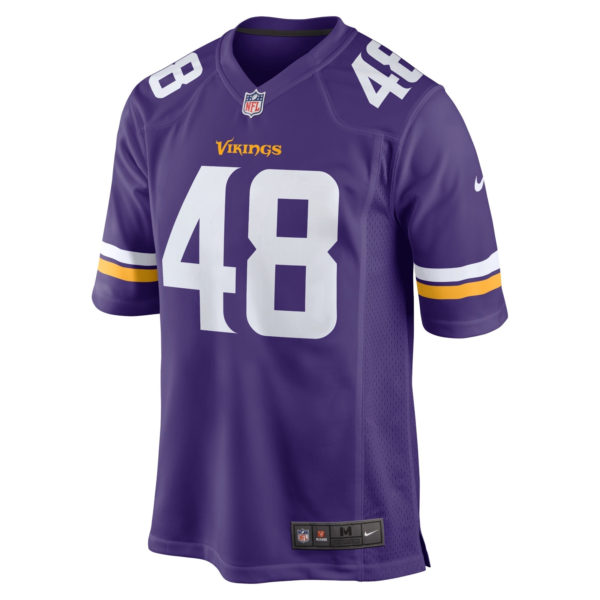 Men's Nike Chris Garrett Purple Minnesota Vikings Home Game Player Jersey