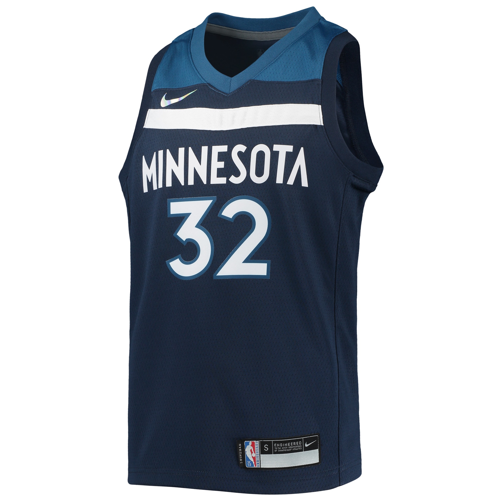 Karl-Anthony Towns Minnesota Timberwolves Nike Youth 2021/22 Diamond Swingman Jersey - Icon Edition - Navy