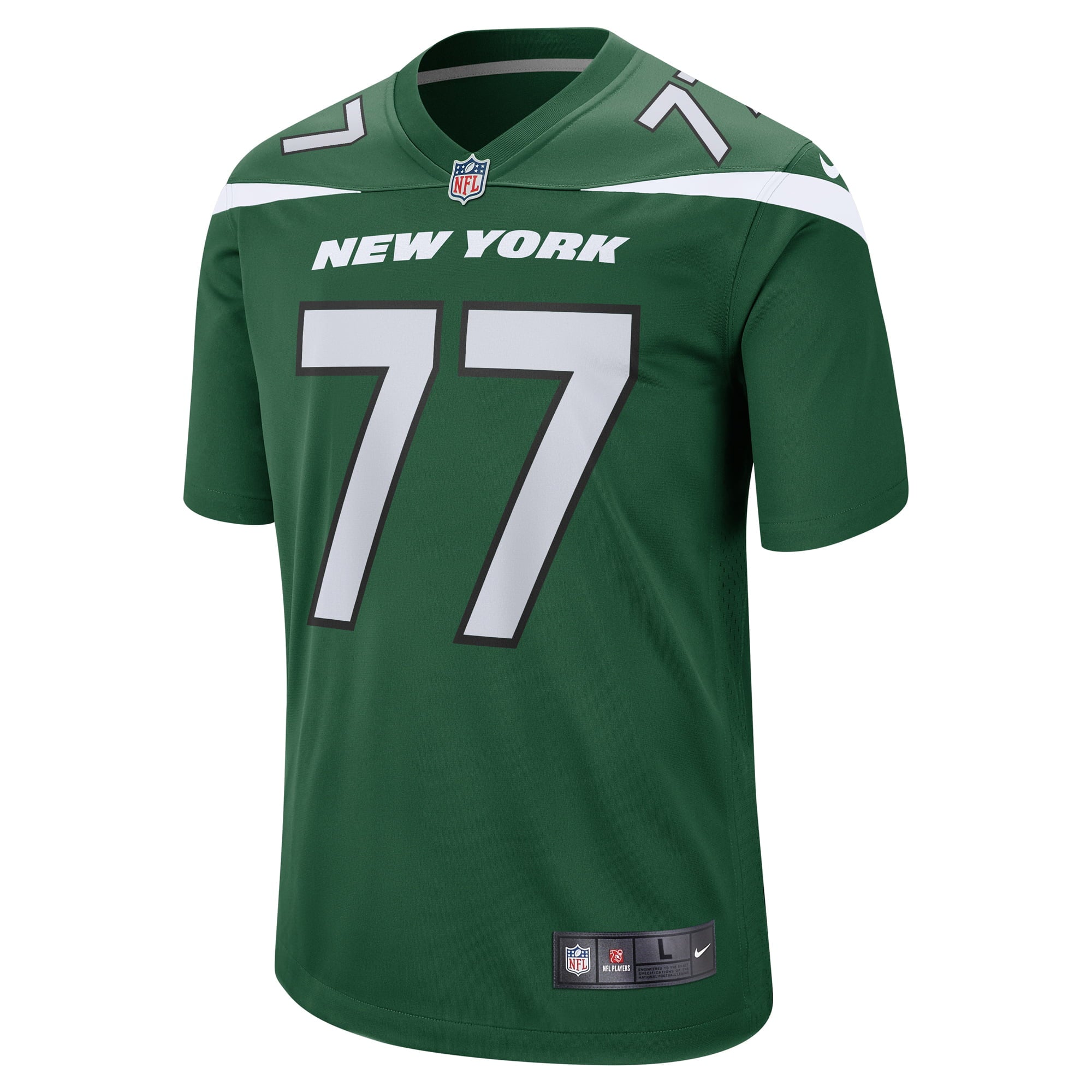 Men's Nike Mekhi Becton Gotham Green New York Jets Player Game Jersey
