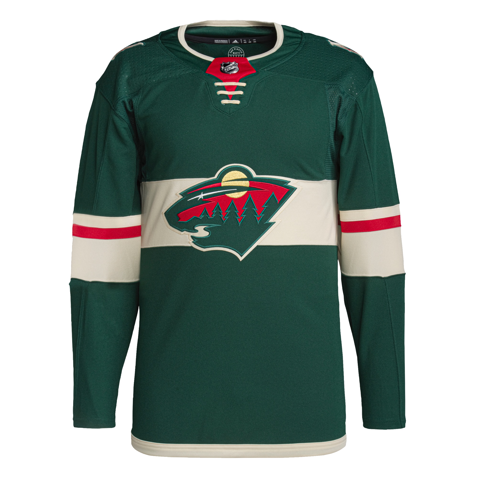 Minnesota Wild adidas Home Primegreen Authentic Pro Jersey - Green