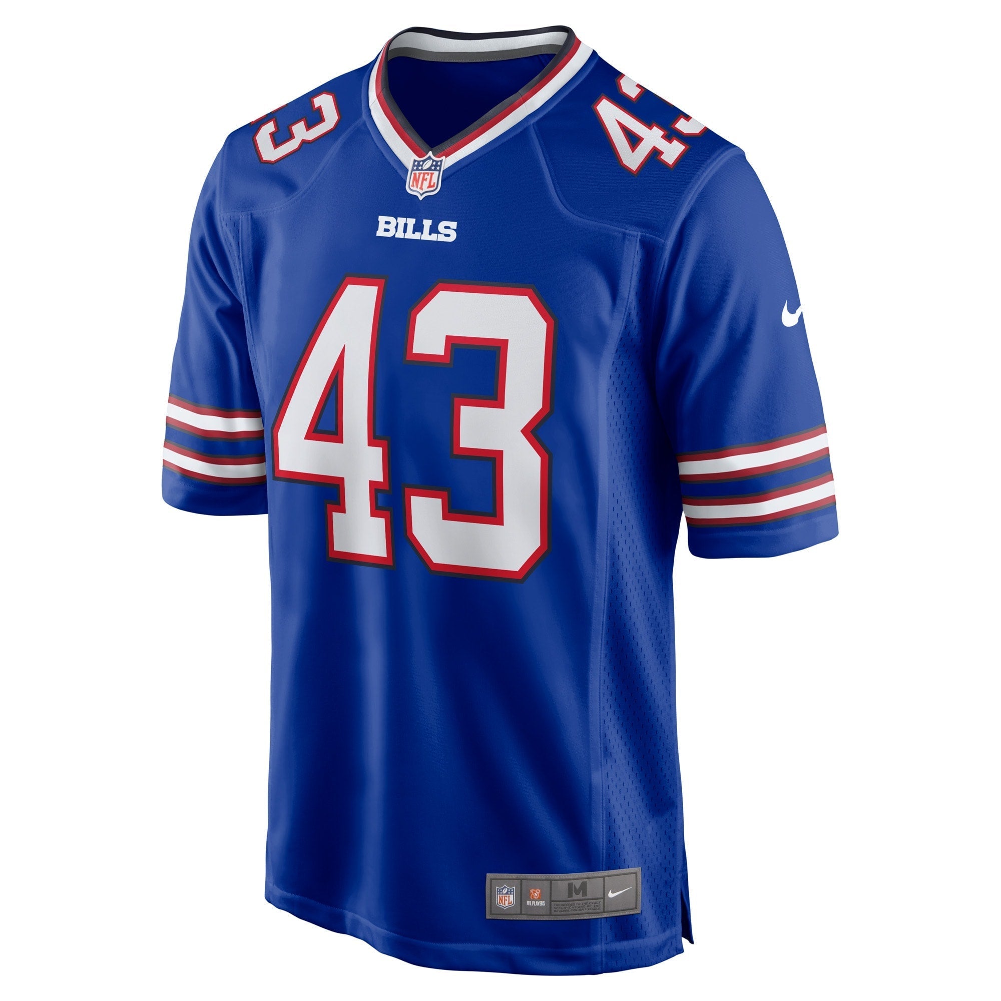 Men's Nike Terrel Bernard Royal Buffalo Bills Game Player Jersey