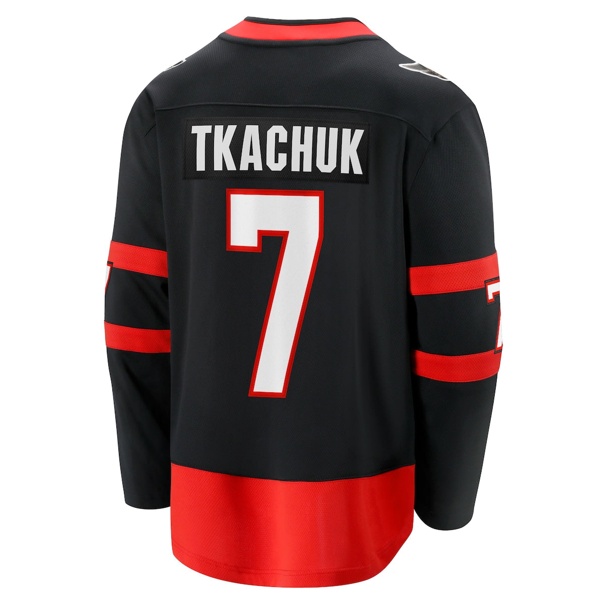 Men's Brady Tkachuk Fanatics Senators Home Premier Breakaway Jersey - Black