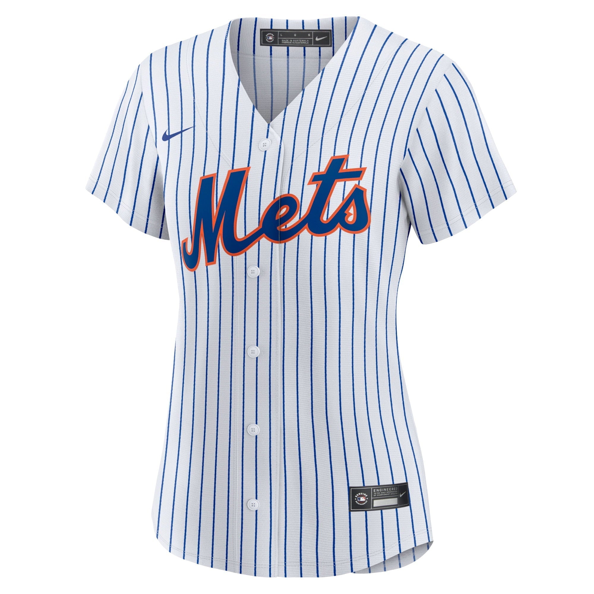 Women's Nike White New York Mets Home Blank Replica Jersey