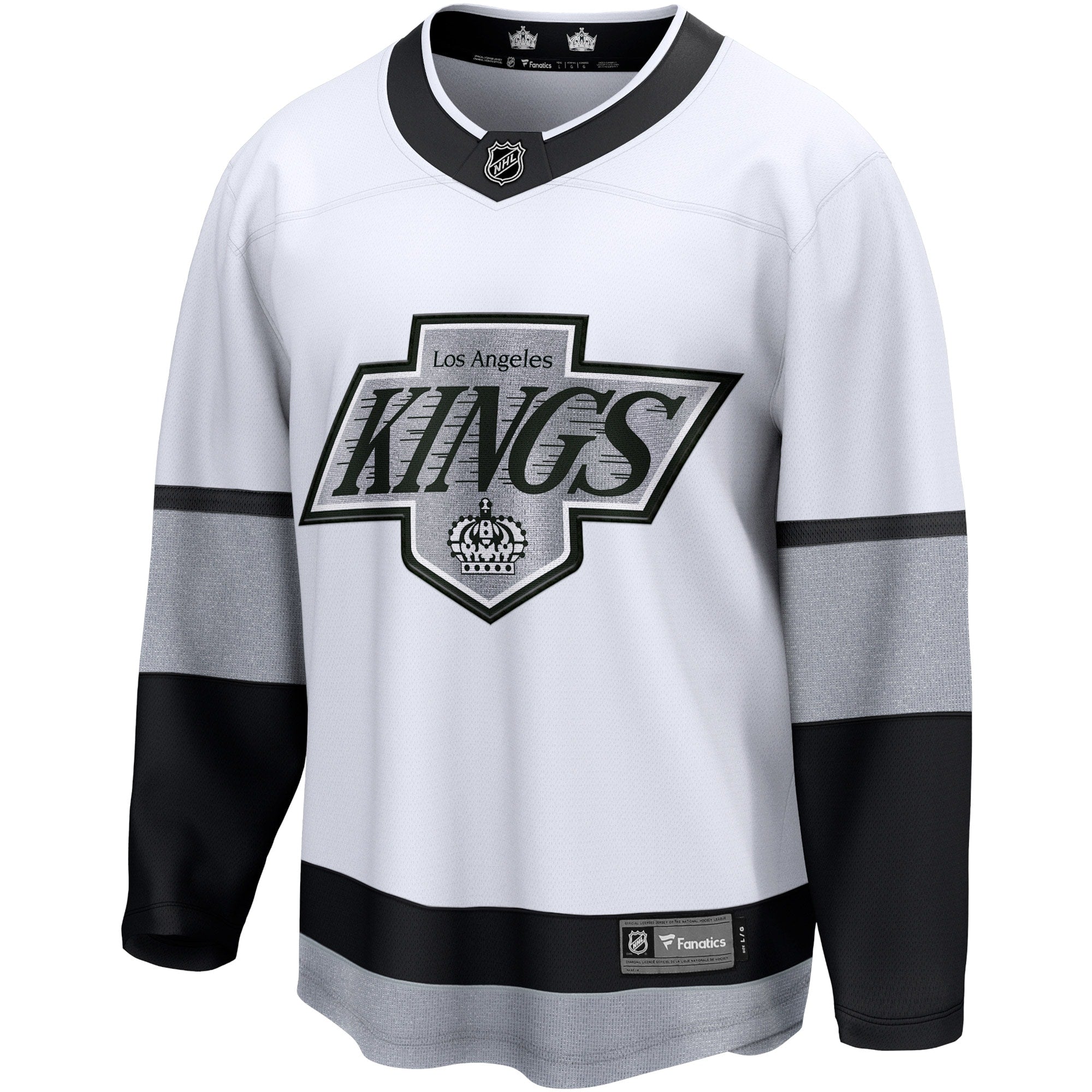 Men's Fanatics Branded White Los Angeles Kings Alternate Premier Breakaway Team Jersey