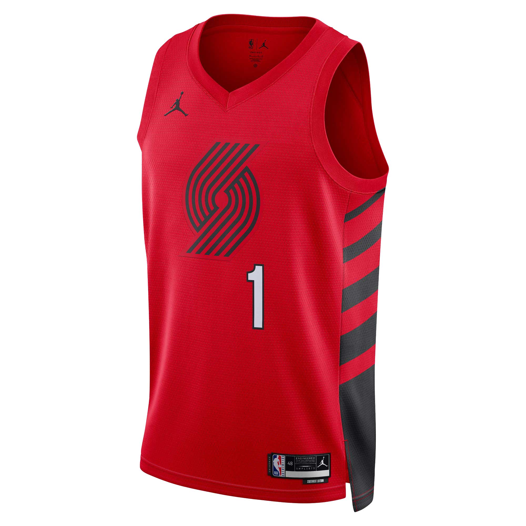 Anfernee Simons Portland Trail Blazers Jordans Brand Unisex Swingman Jersey - Statement Edition - Red