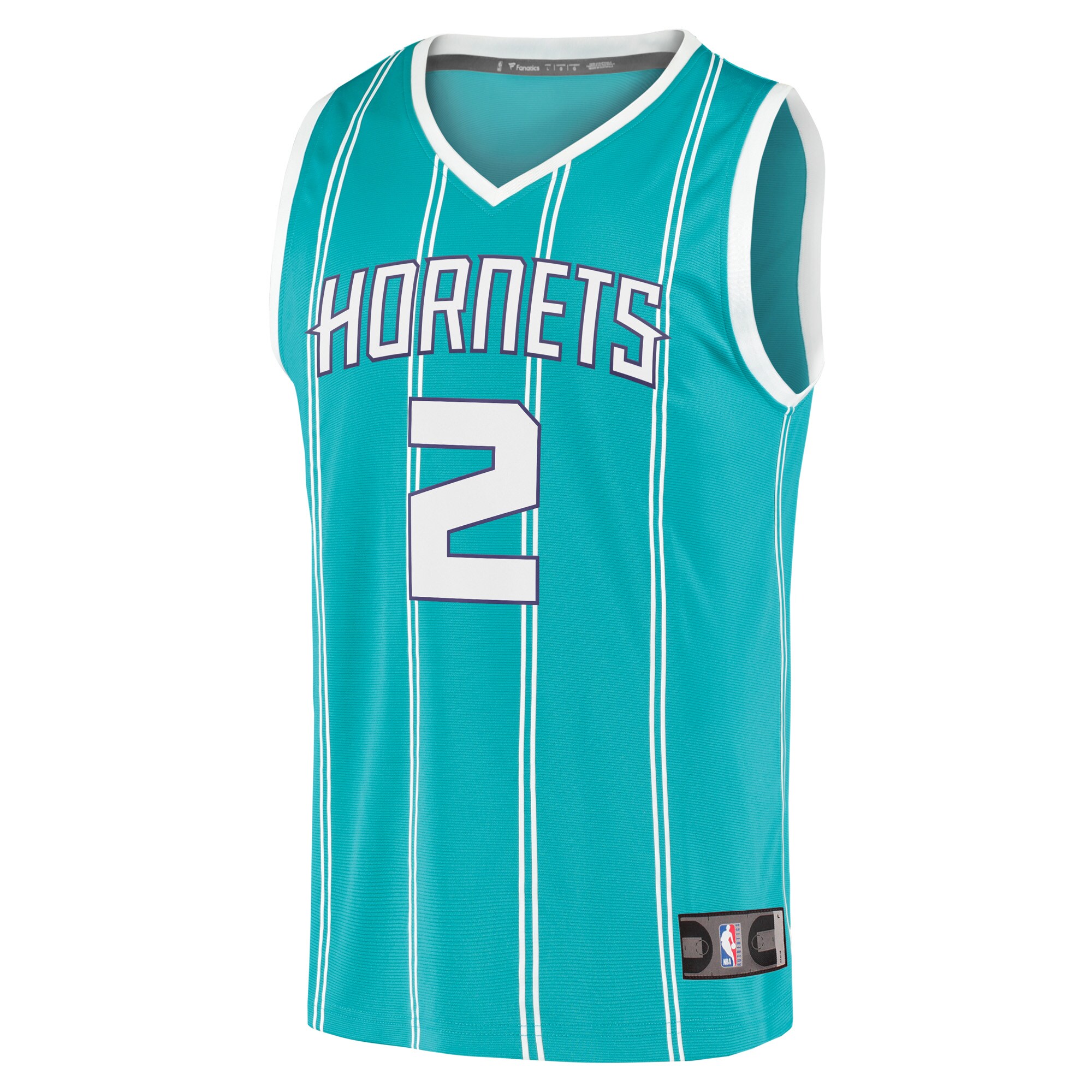 LaMelo Ball Charlotte Hornets Fanatics Branded 2020 NBA Draft First Round Pick Fast Break Replica Jersey Teal - Icon Edition