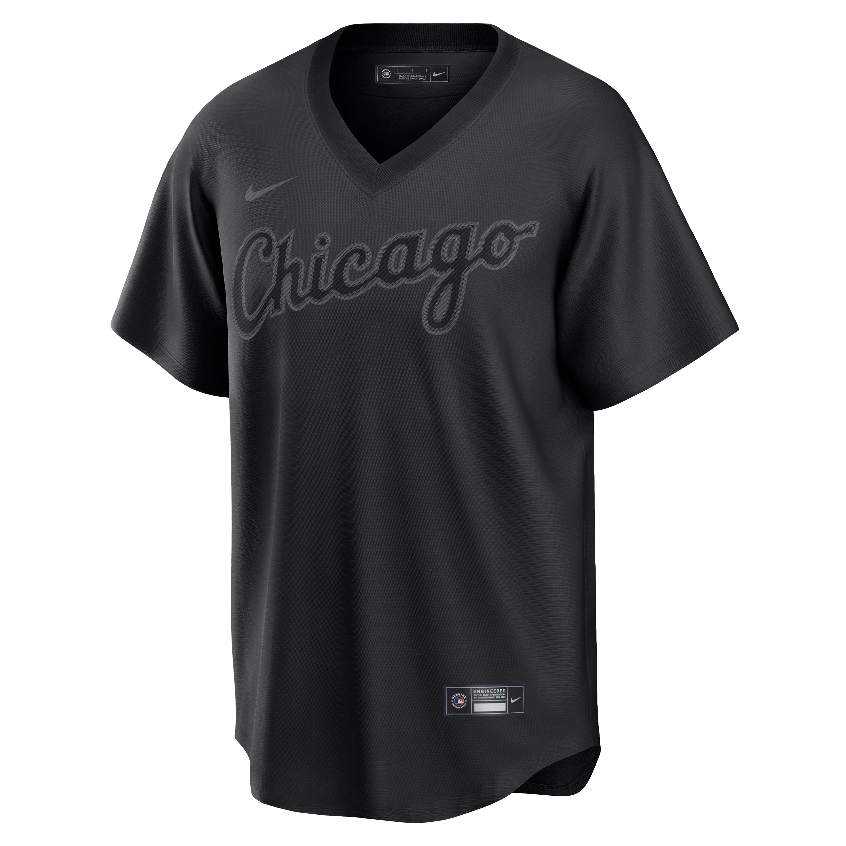 Luis Robert Chicago White Sox Nike Pitch Black Jersey