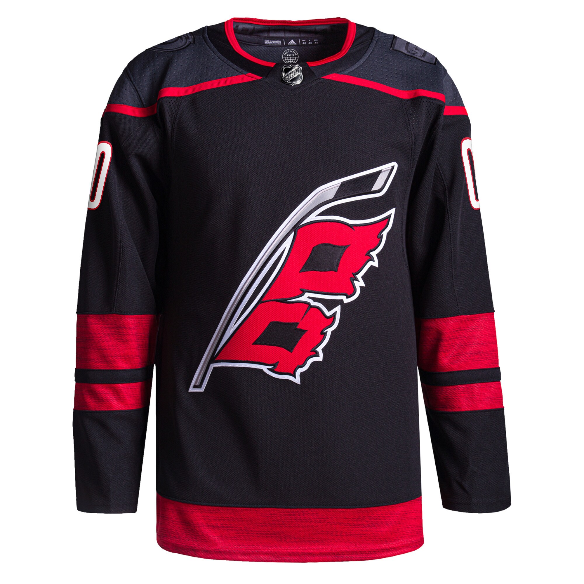 Carolina Hurricanes adidas Home Primegreen Authentic Pro Custom Jersey - Black