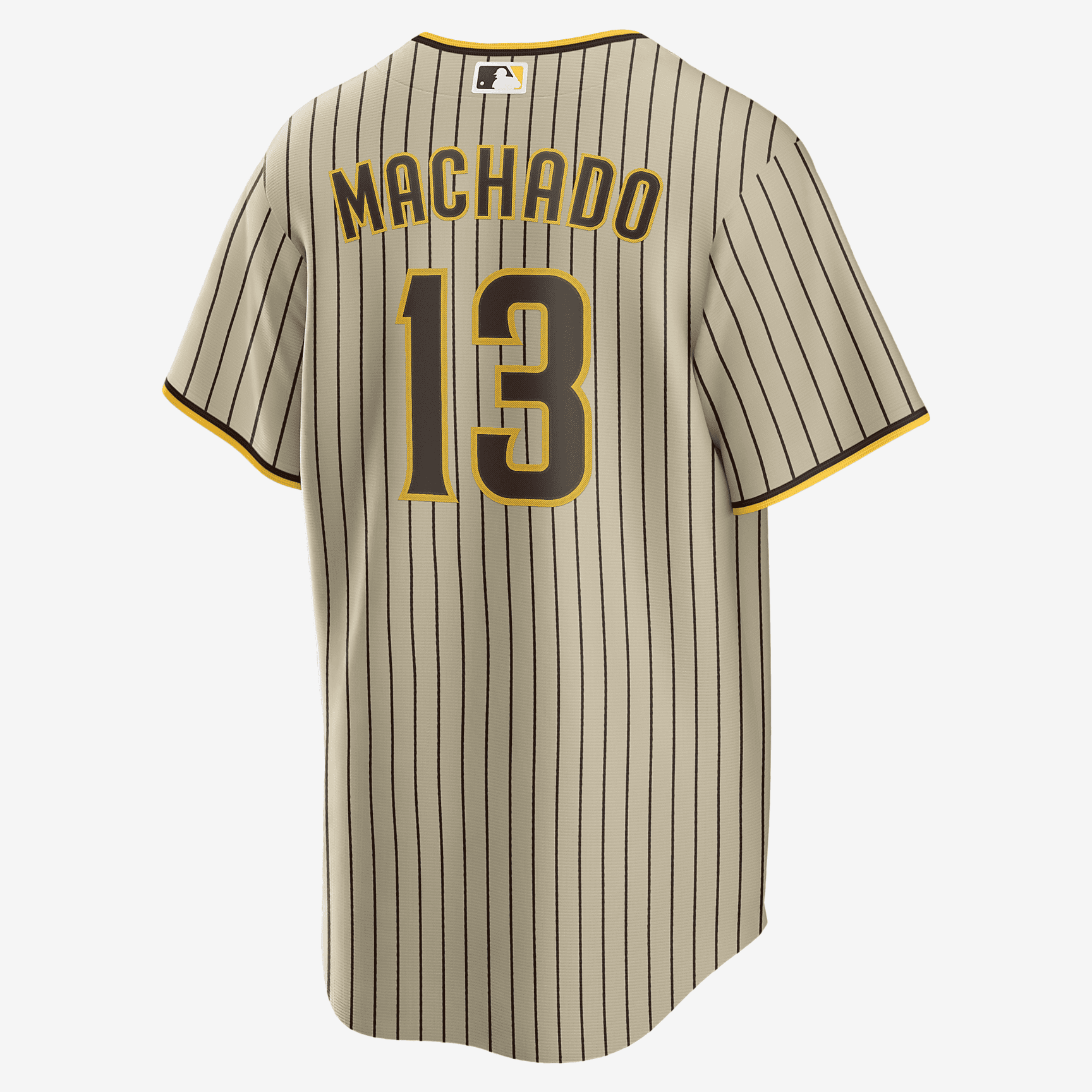 MLB San Diego Padres (Manny Machado) Men's Replica Baseball Jersey - Tan/Beige