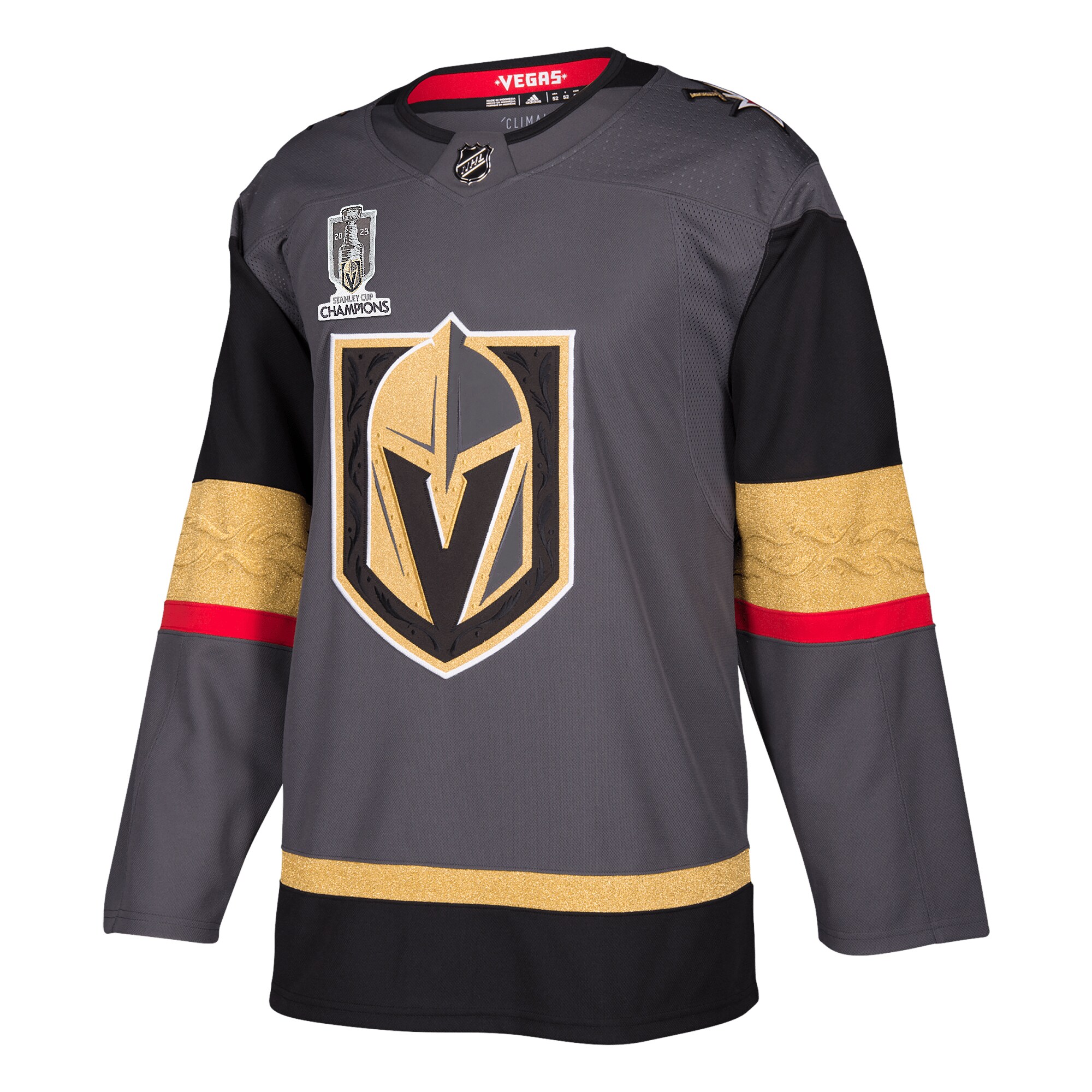 Vegas Golden Knights adidas 2023 Stanley Cup Champions Authentic Alternate Jersey - Gray