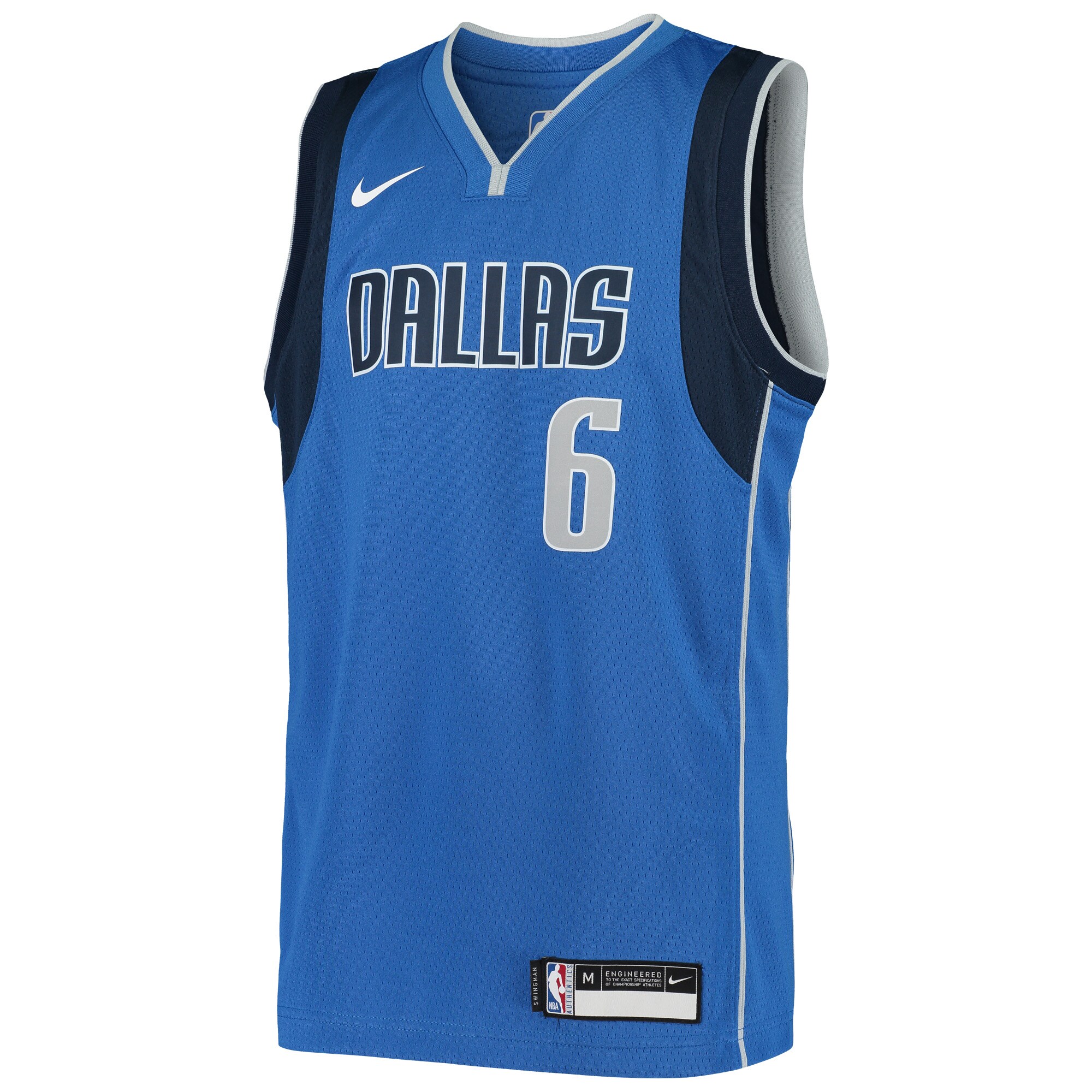 Kristaps Porzingis Dallas Mavericks Nike Youth 2020/21 Swingman Jersey - Icon Edition - Blue