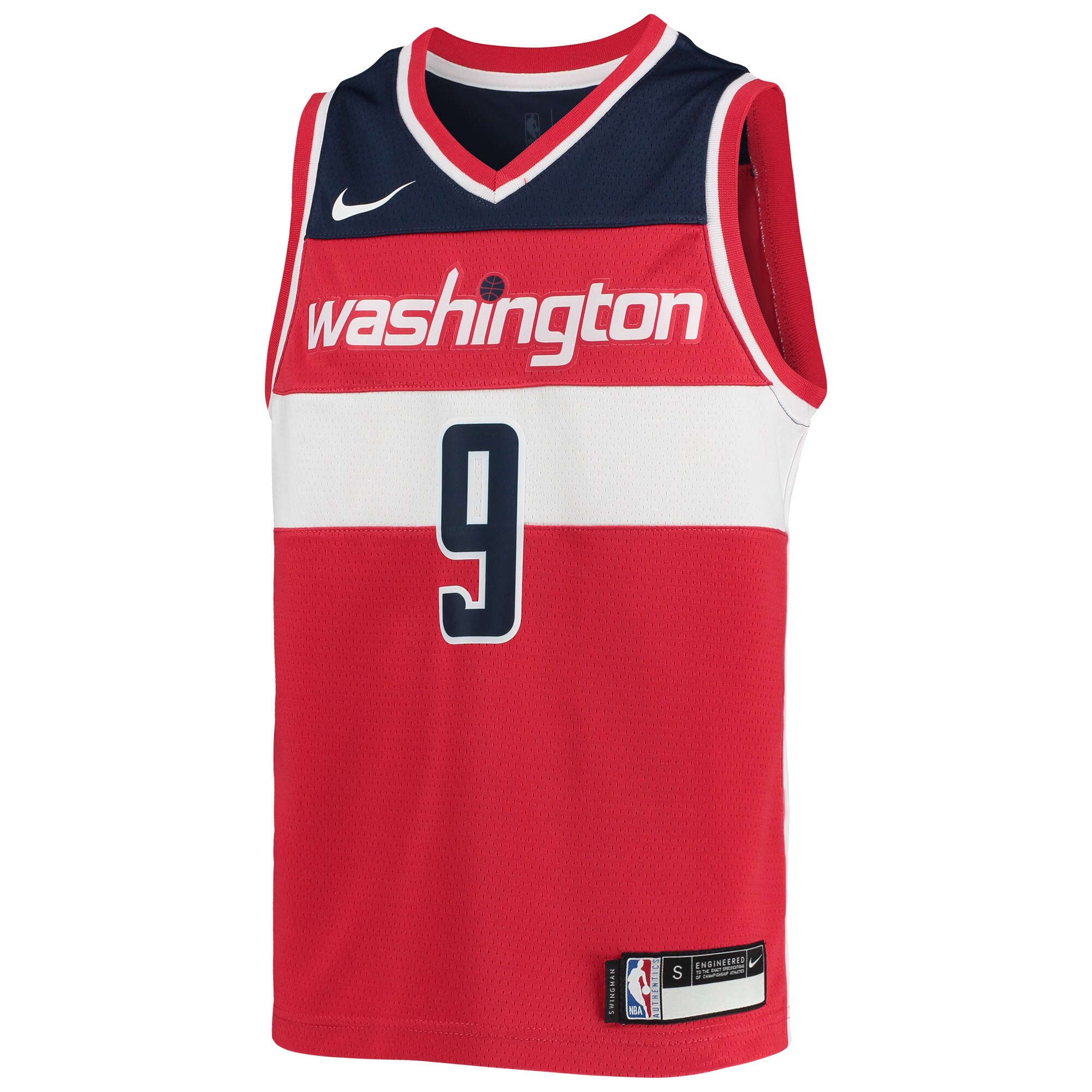 Deni Avdija Washington Wizards Nike Youth 2020/21 Swingman Jersey - Red - Icon Edition