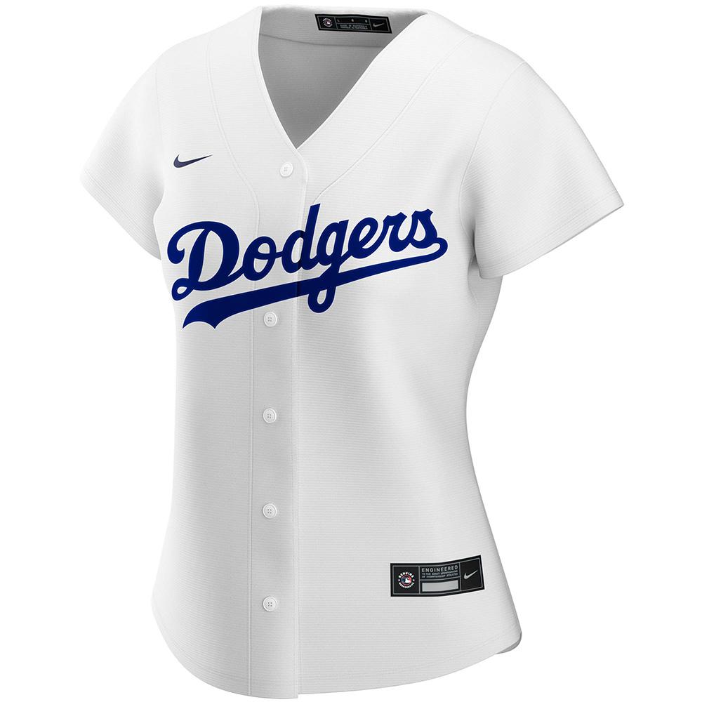 Womens Los Angeles Dodgers Cody Bellinger Cool Base Replica Jersey White