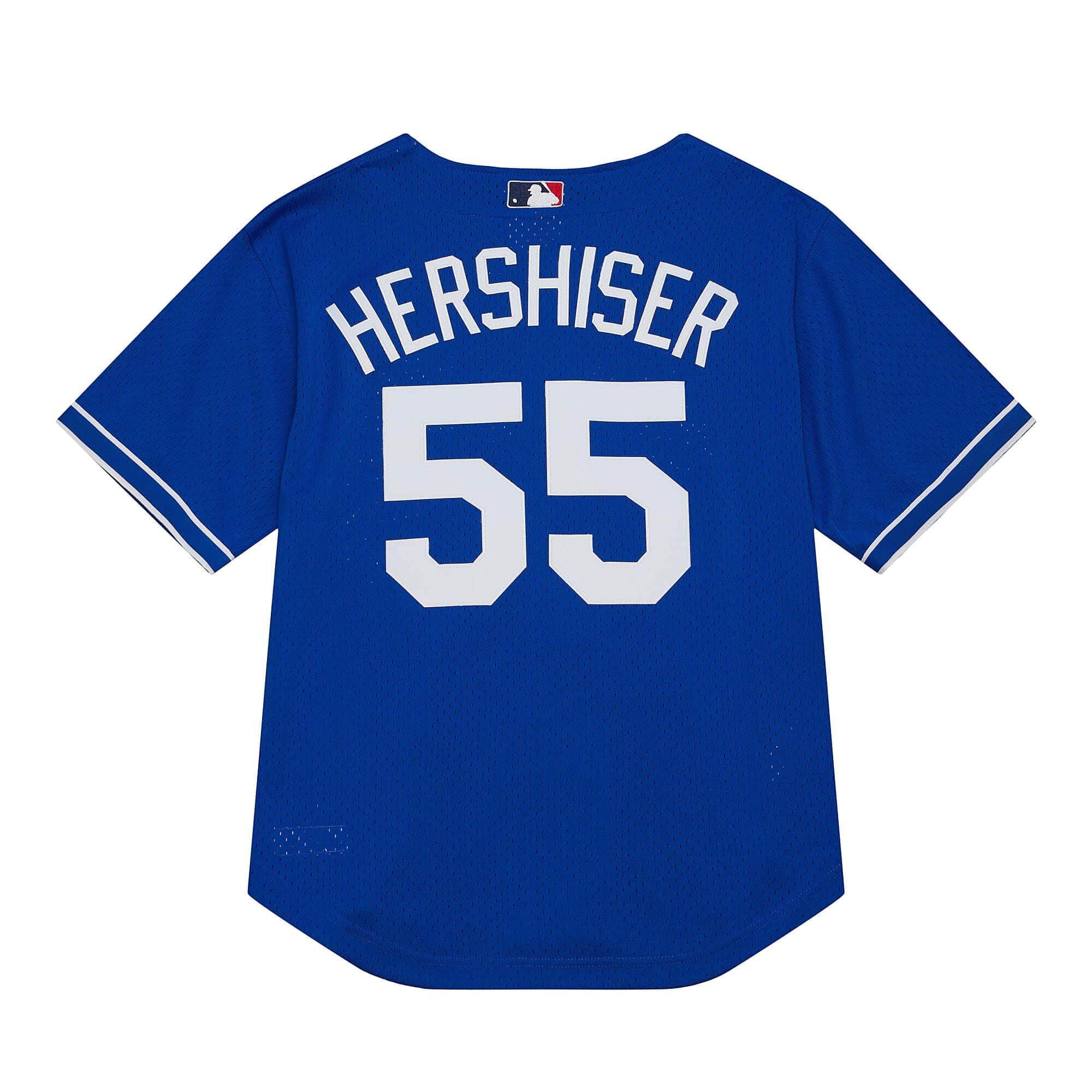 Authentic Orel Hershiser Los Angeles Dodgers 2000 BP Jersey
