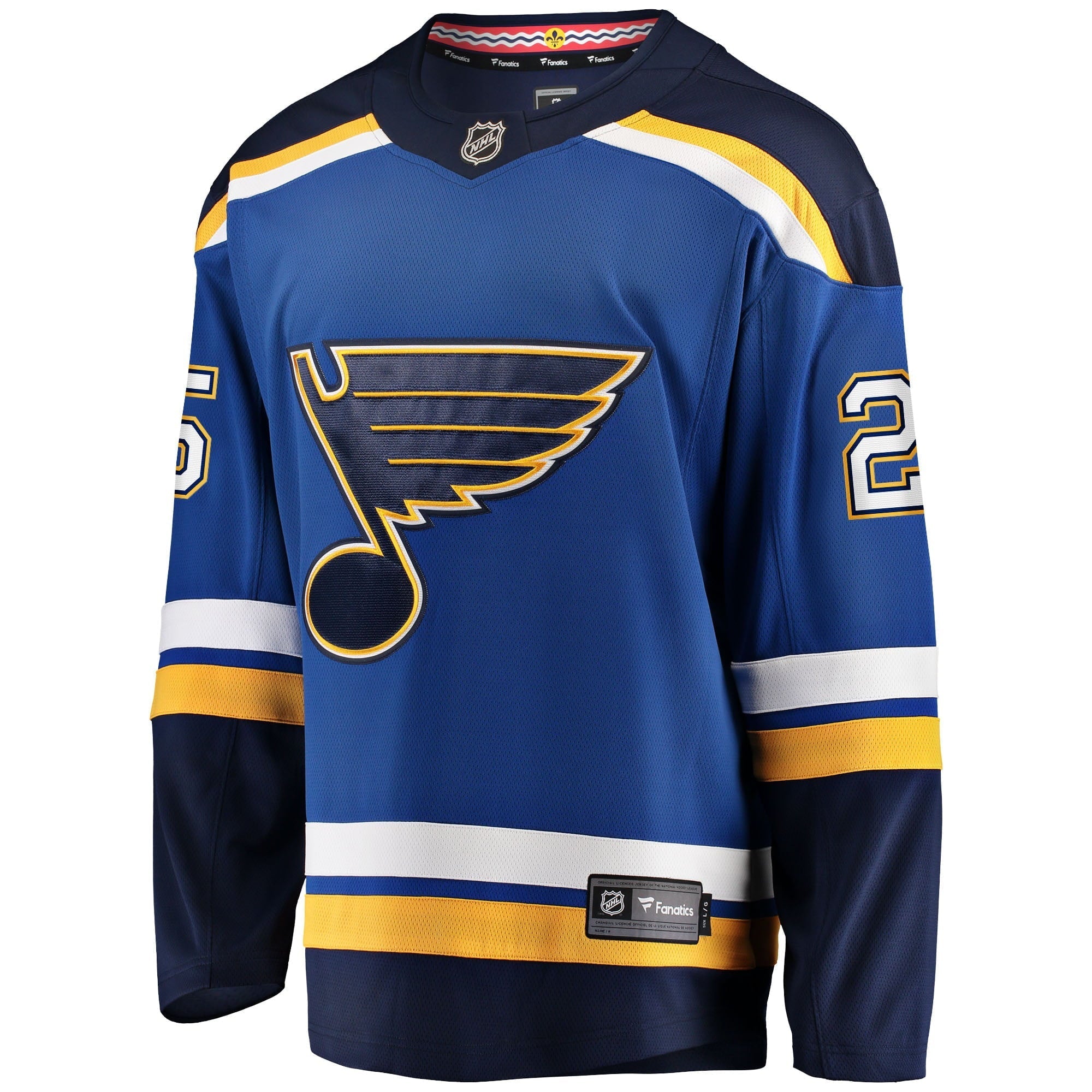 Men's Fanatics Branded Jordans Kyrou Blue St. Louis Blues Home Team Breakaway Player Jersey
