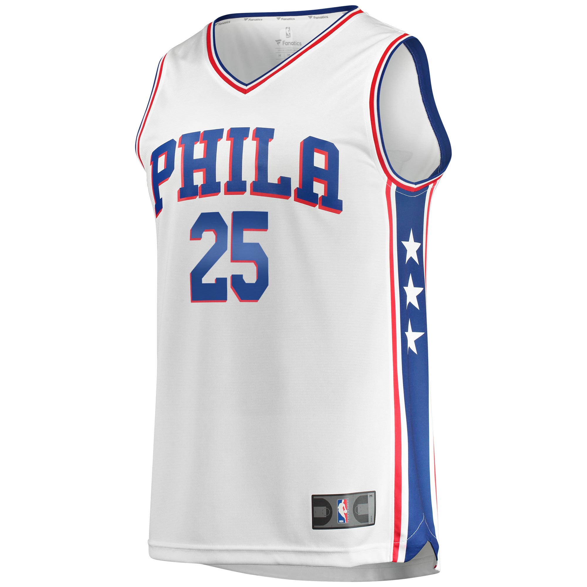 Ben Simmons Philadelphia 76ers Fanatics Branded Youth Fast Break Replica Jersey White - Association Edition