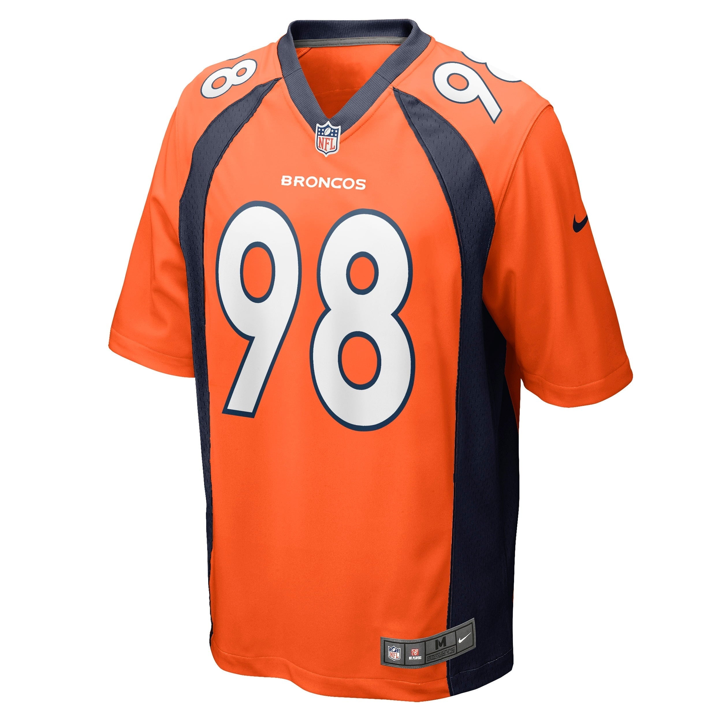 Men's Nike Mike Purcell Orange Denver Broncos Game Jersey