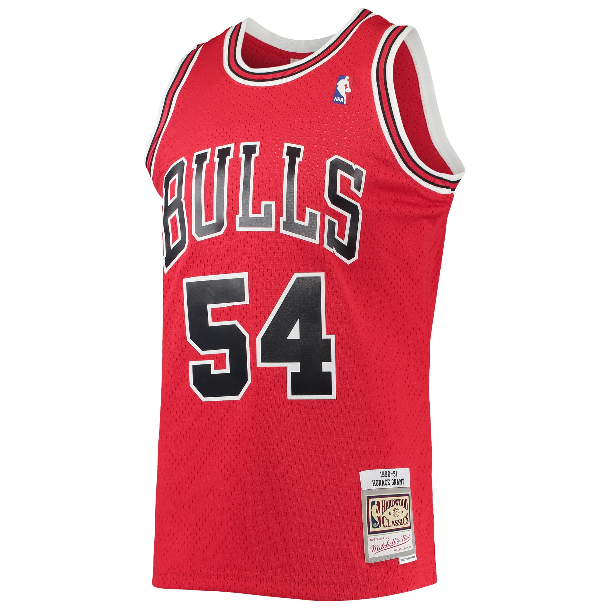 Horace Grant Chicago Bulls Mitchell & Ness 1990-91 Throwback Dark Swingman Jersey - Red