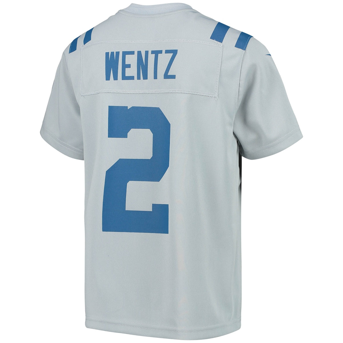 Boys' Grade School Carson Wentz Nike Colts Inverted Team Game Jersey - Grey
