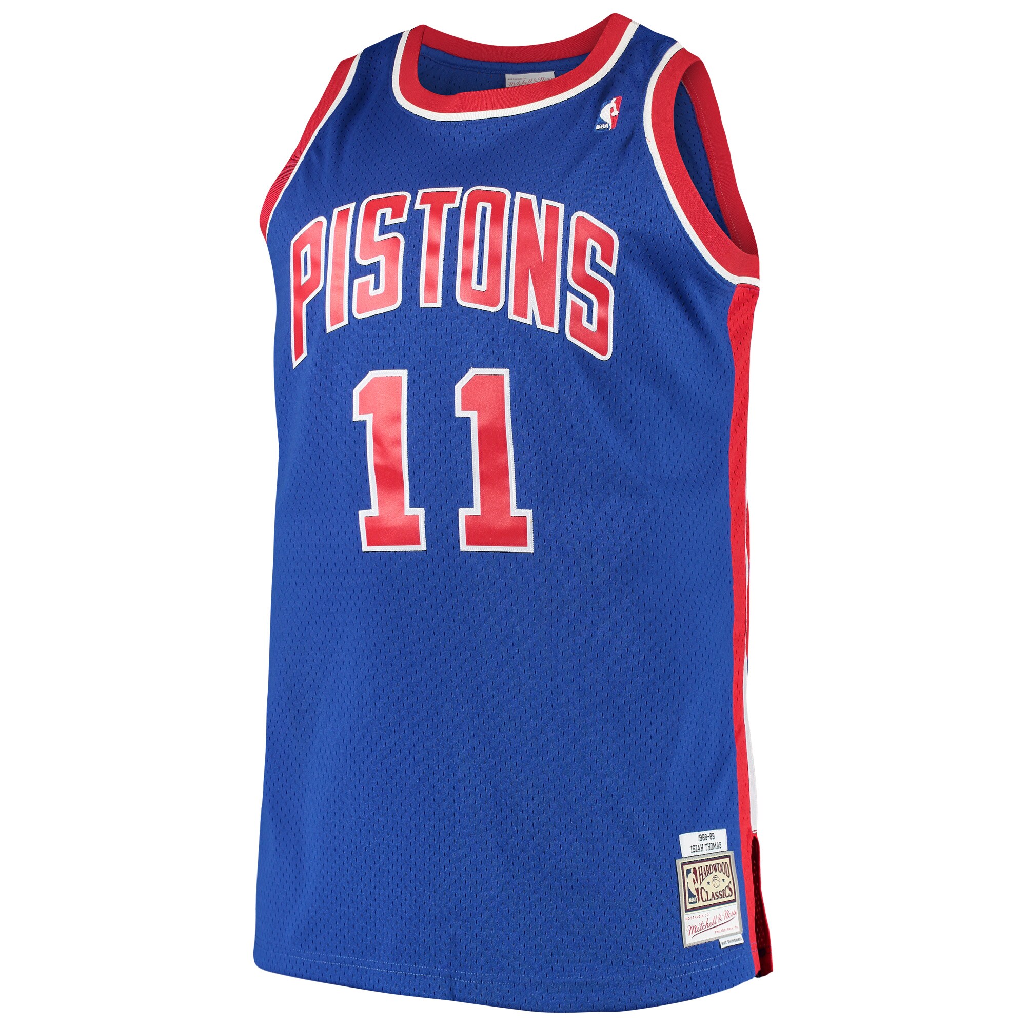 Isaiah Thomas Detroit Pistons Mitchell & Ness Big & Tall Hardwood Classics Jersey - Royal