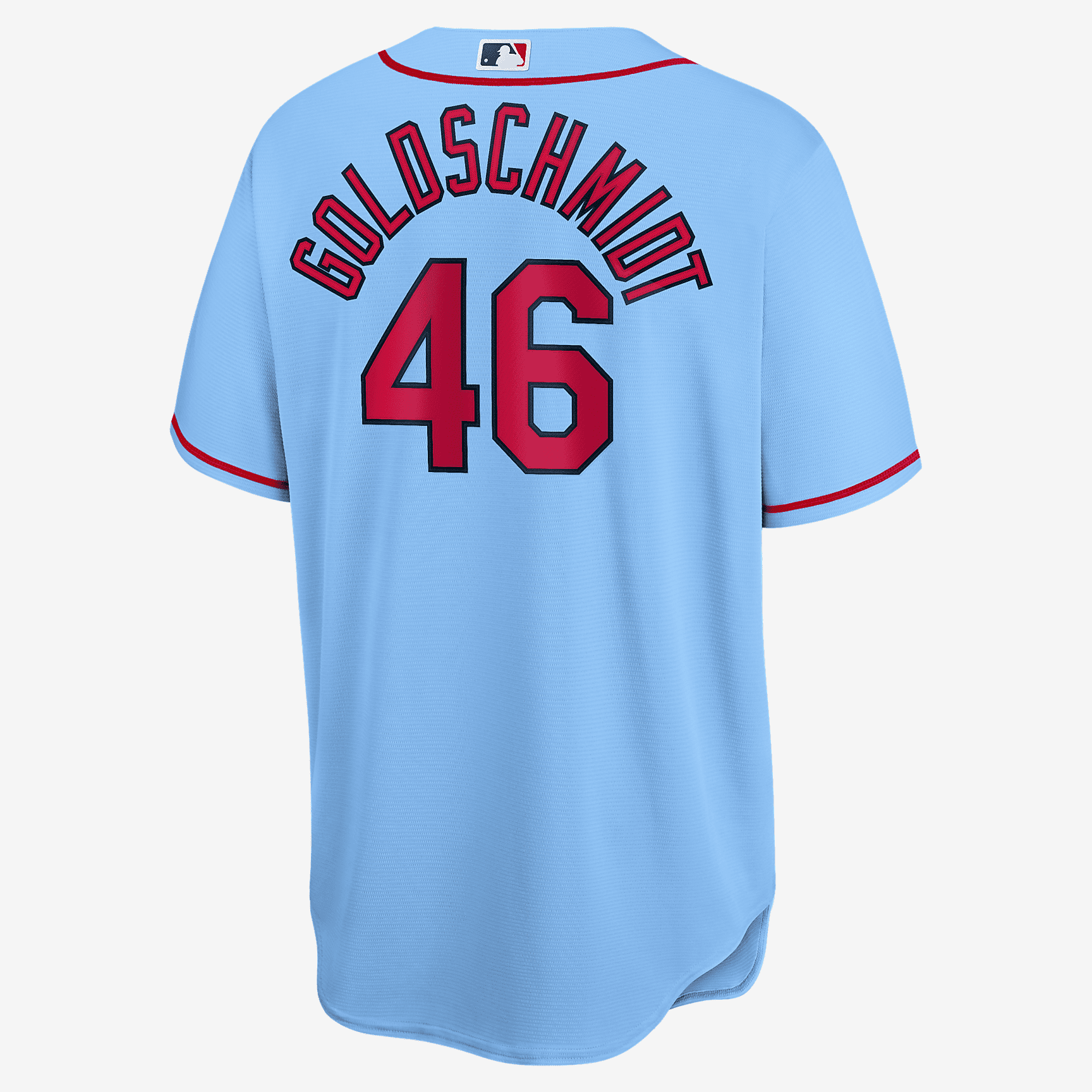 MLB St. Louis Cardinals (Paul Goldschmidt) Men's Replica Baseball Jersey - Sport Blue