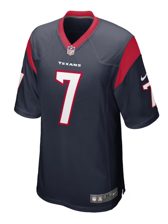 Youth Houston Texans C.J. Stroud Navy Game Jersey