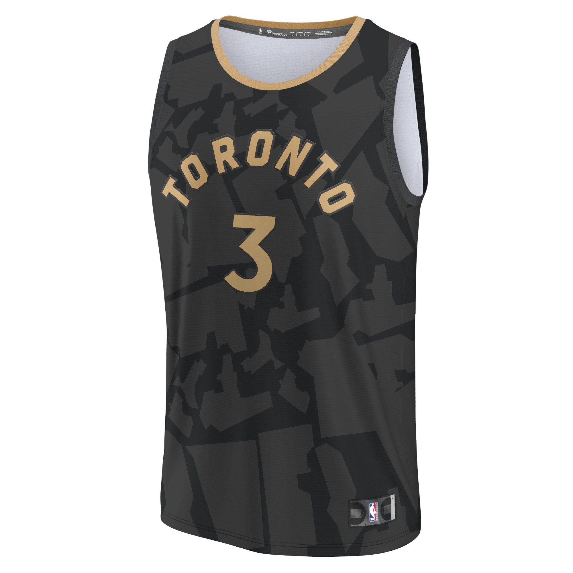OG Anunoby Toronto Raptors Fanatics Branded 2022/23 Fastbreak Jersey - City Edition - Black