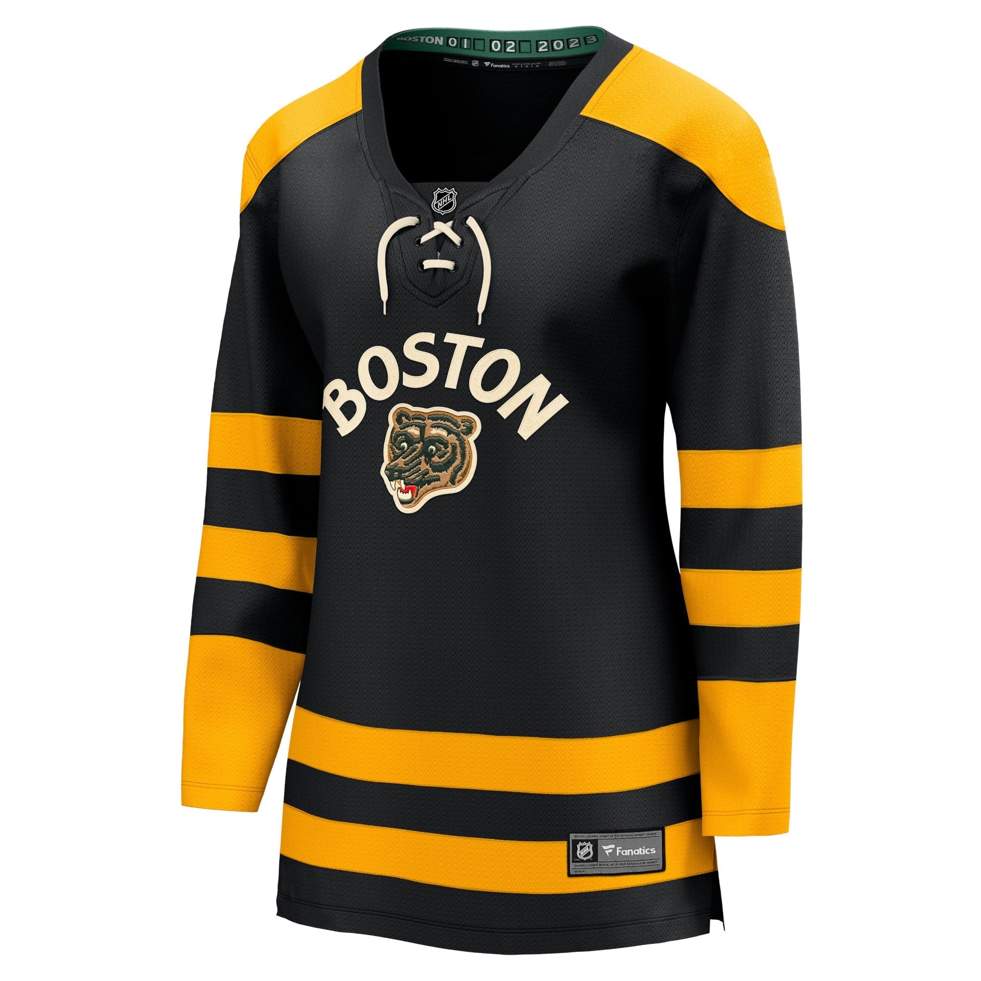 Women's Fanatics Branded Black Boston Bruins 2023 Winter Classic Blank Jersey