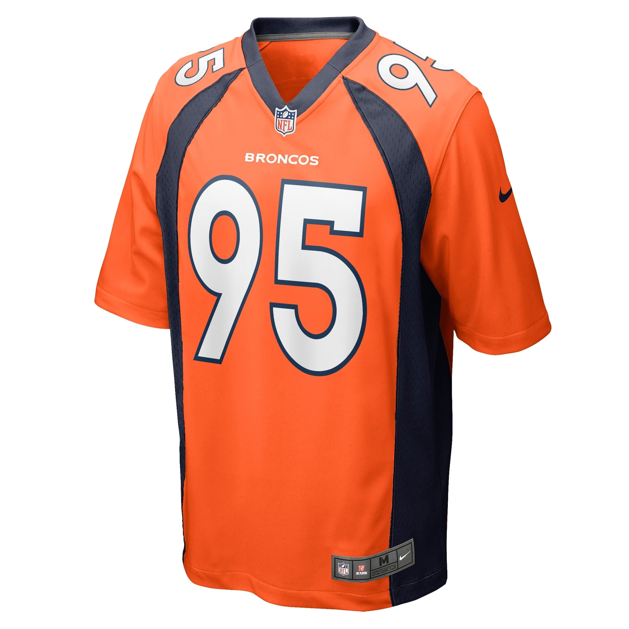Men's Nike McTelvin Agim Orange Denver Broncos Game Jersey