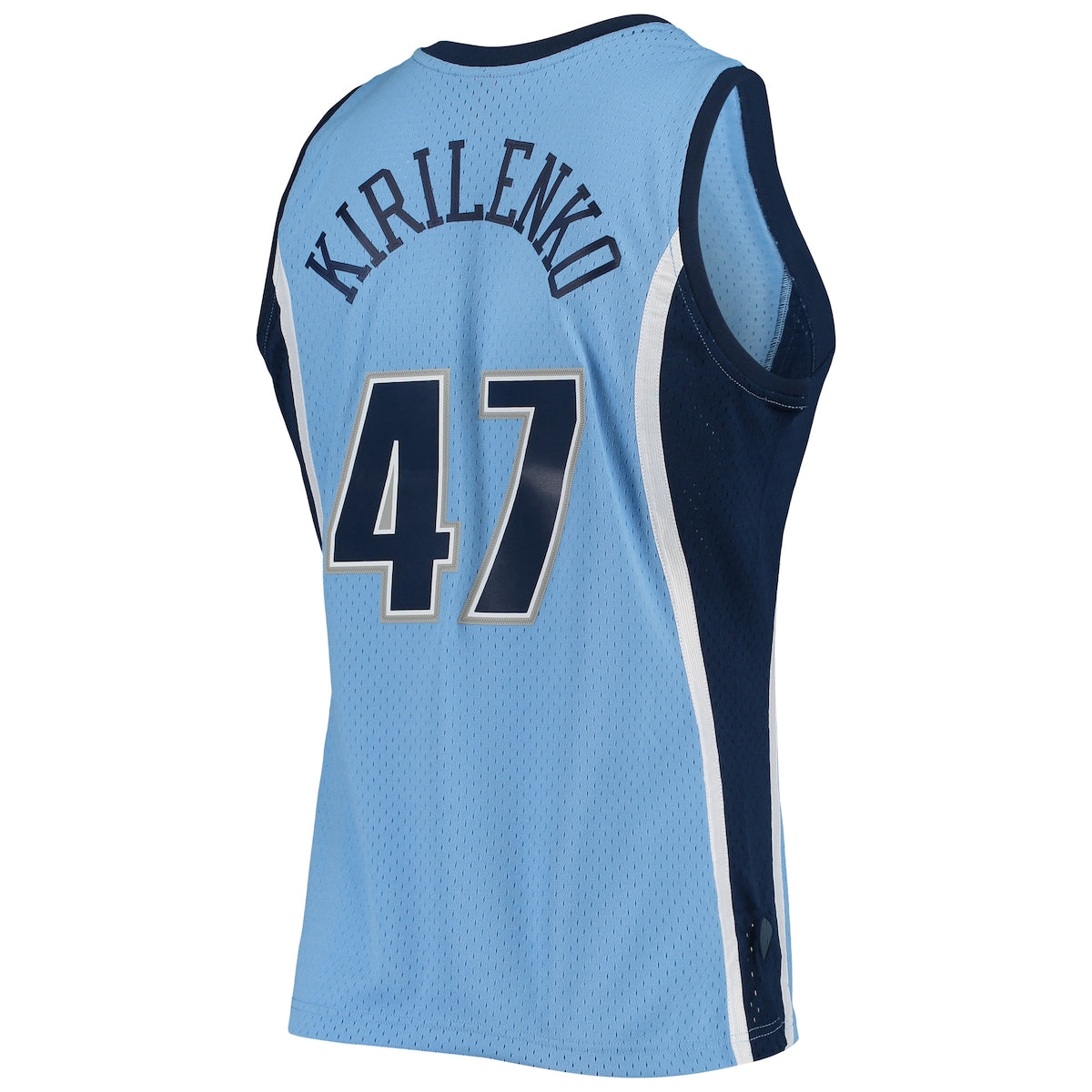 Men's Andrei Kirilenko Mitchell & Ness Jazz Swingman Jersey - Light Blue