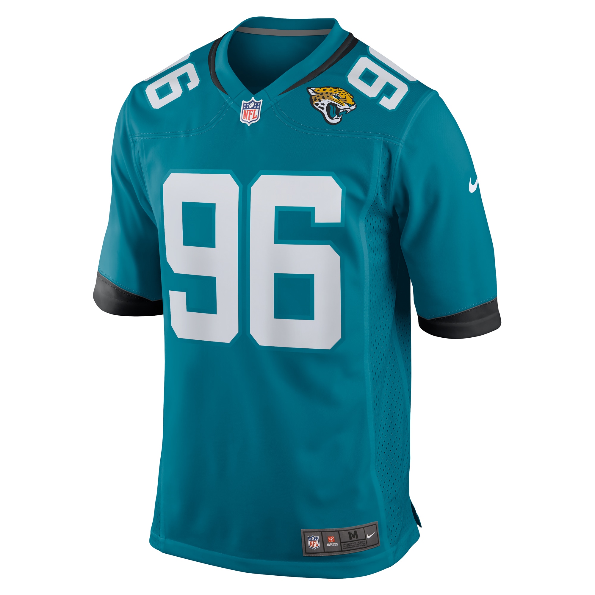 Ross Blacklock Jacksonville Jaguars Nike Team Game Jersey -  Teal