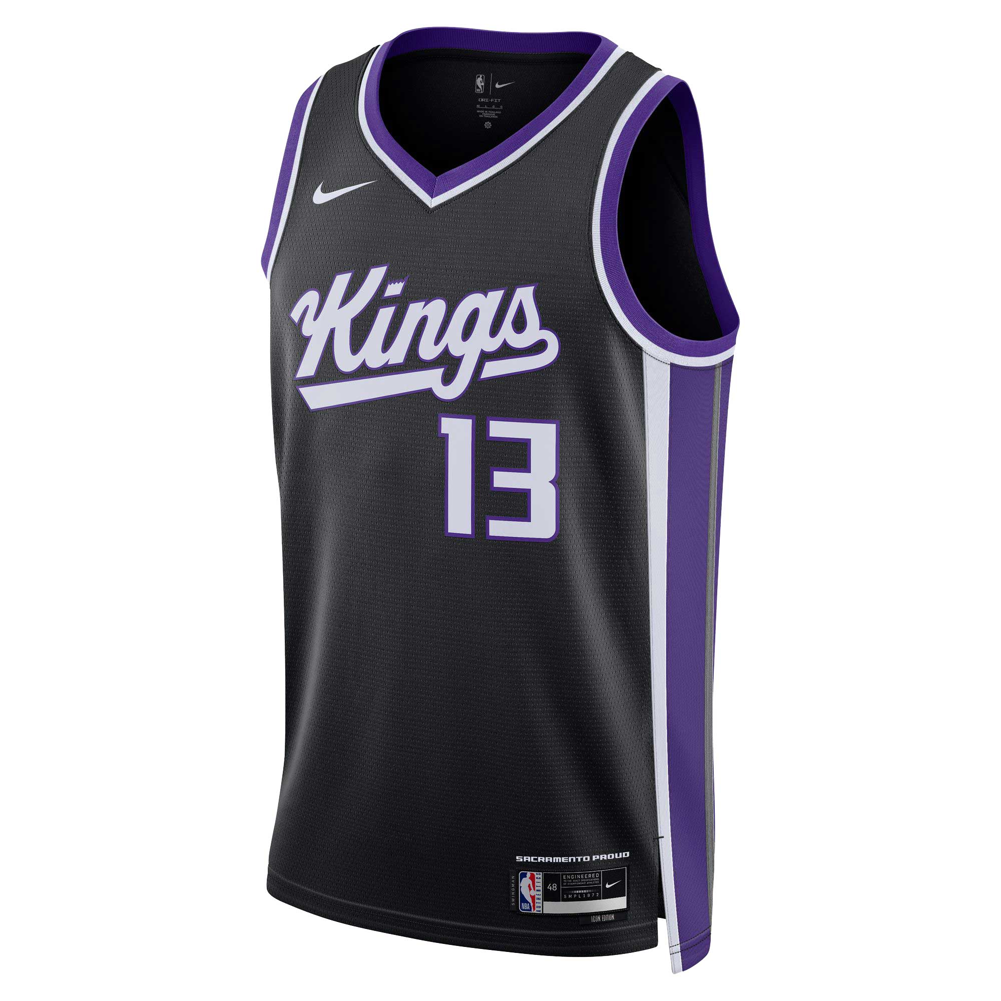 Keegan Murray Sacramento Kings Nike Unisex Swingman Jersey - Association Edition - Black