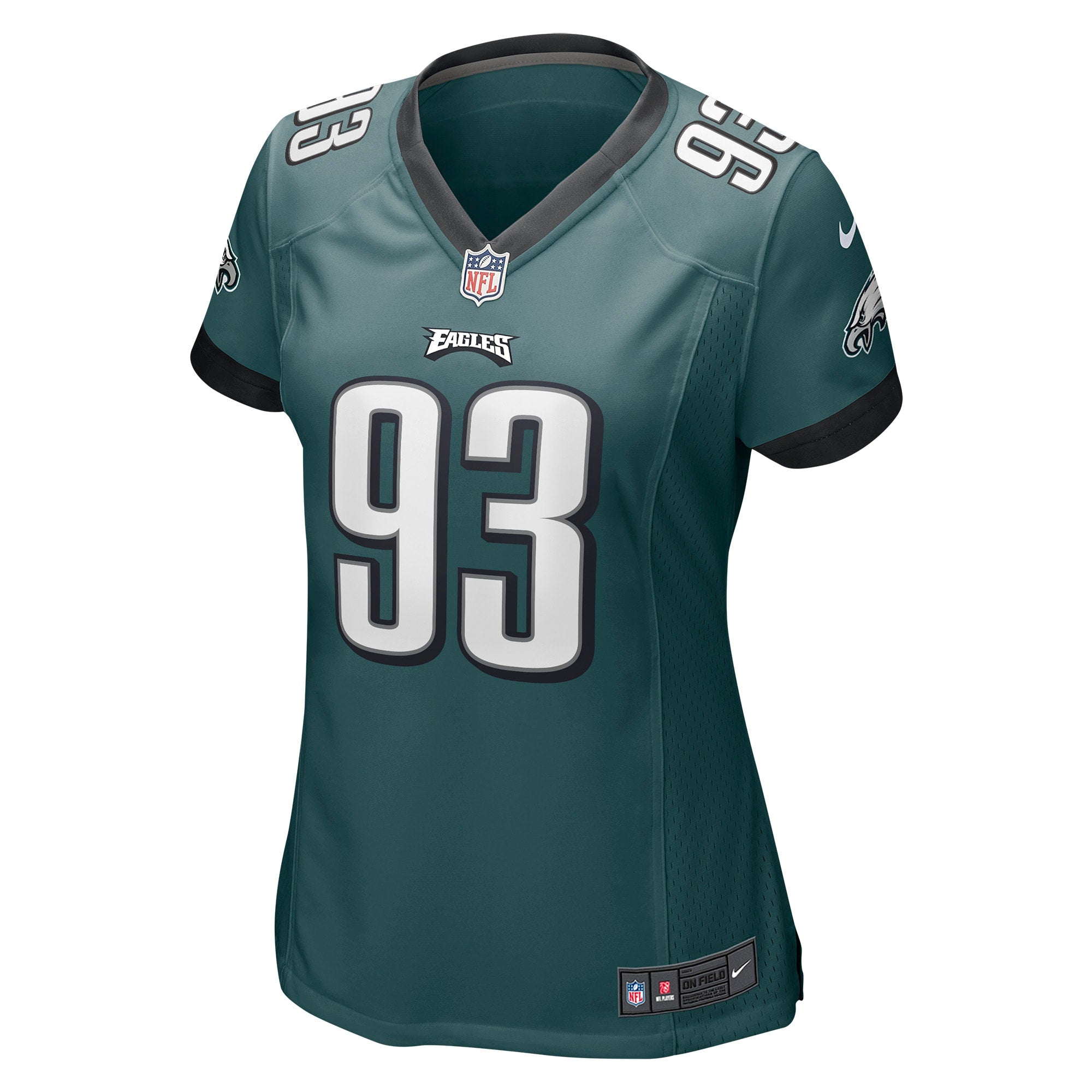Women's Nike Milton Williams Midnight Green Philadelphia Eagles Game Jersey