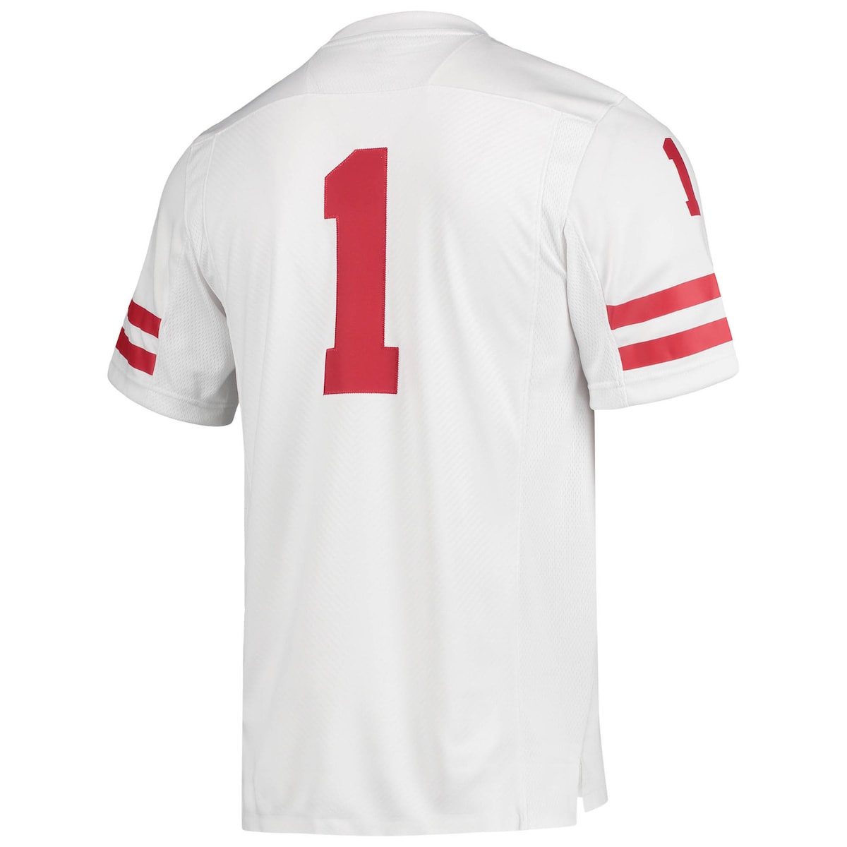 Men's  adidas Nebraska #1 Team Premier Football Jersey - White