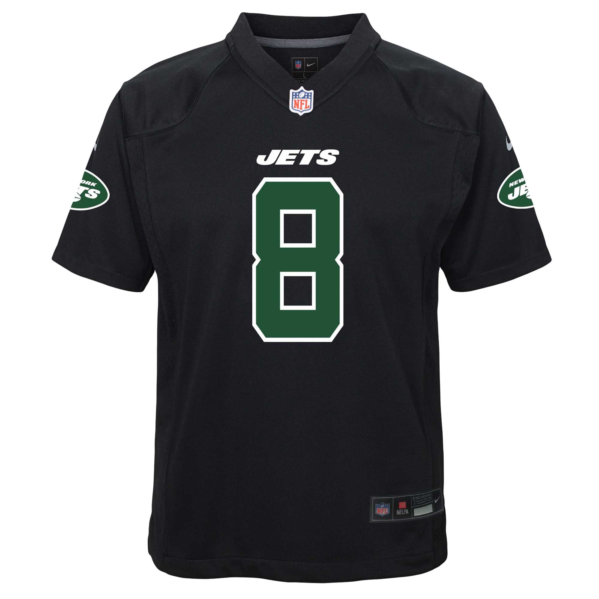 Youth Nike Aaron Rodgers Black New York Jets Game Jersey