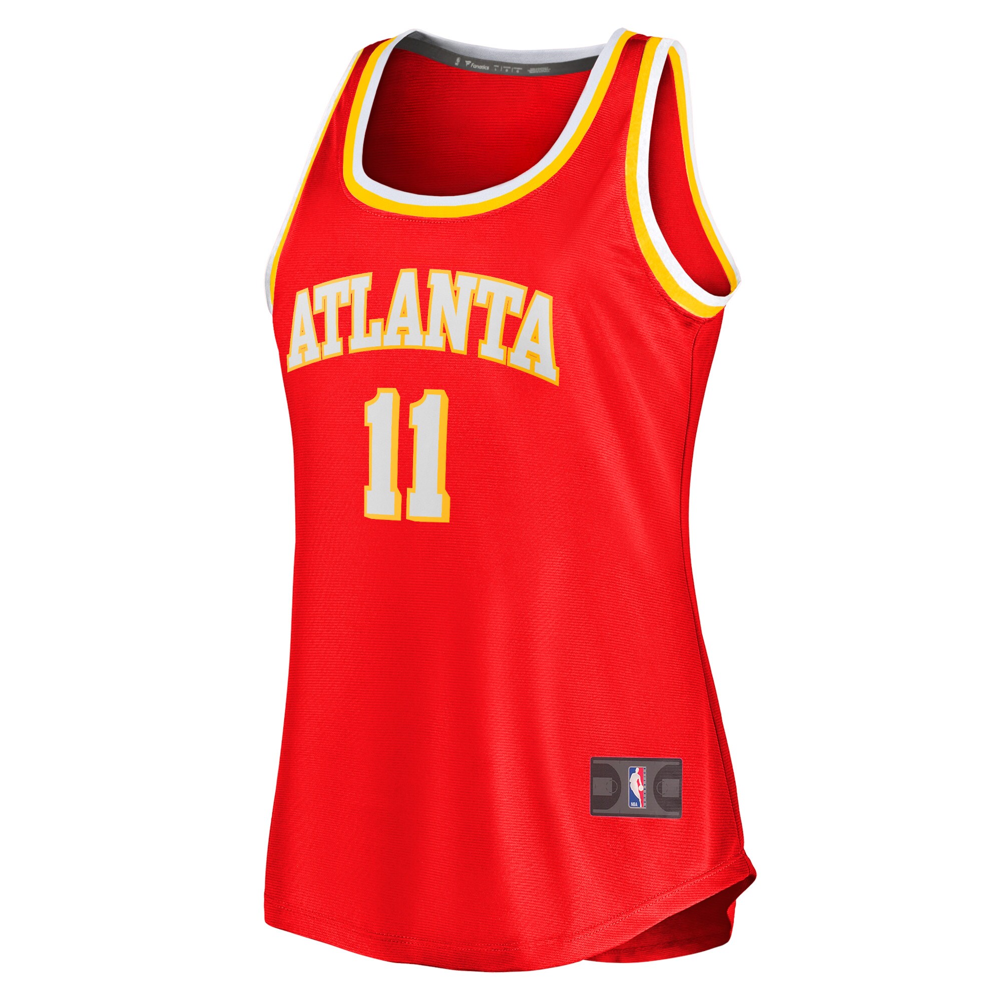 Trae Young Atlanta Hawks Fanatics Branded Women's 2020/21 Fast Break Tank Jersey - Icon Edition - Red